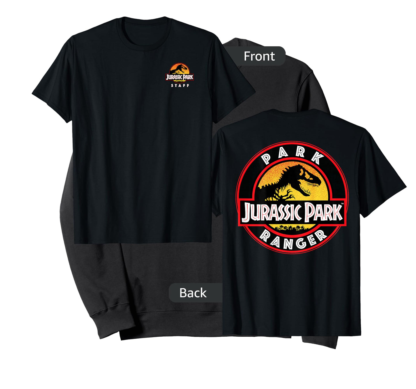 Jurassic Park Ranger Uniform Patch T-Shirt Small