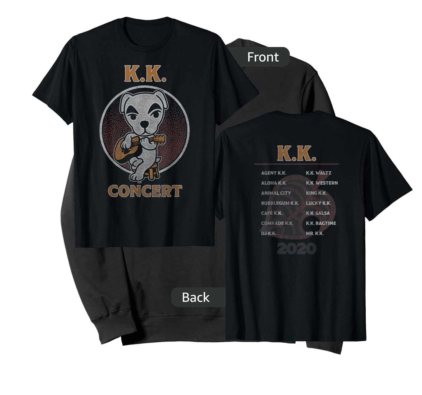 Animal Crossing: New Horizons K.K. Slider In Concert Vintage T-Shirt