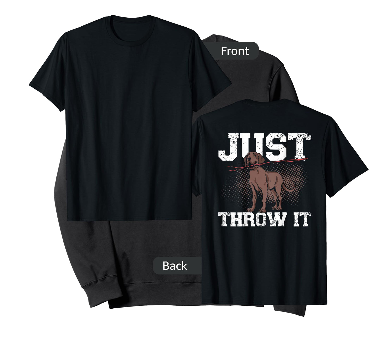Just Throw It Backprint T-Shirt