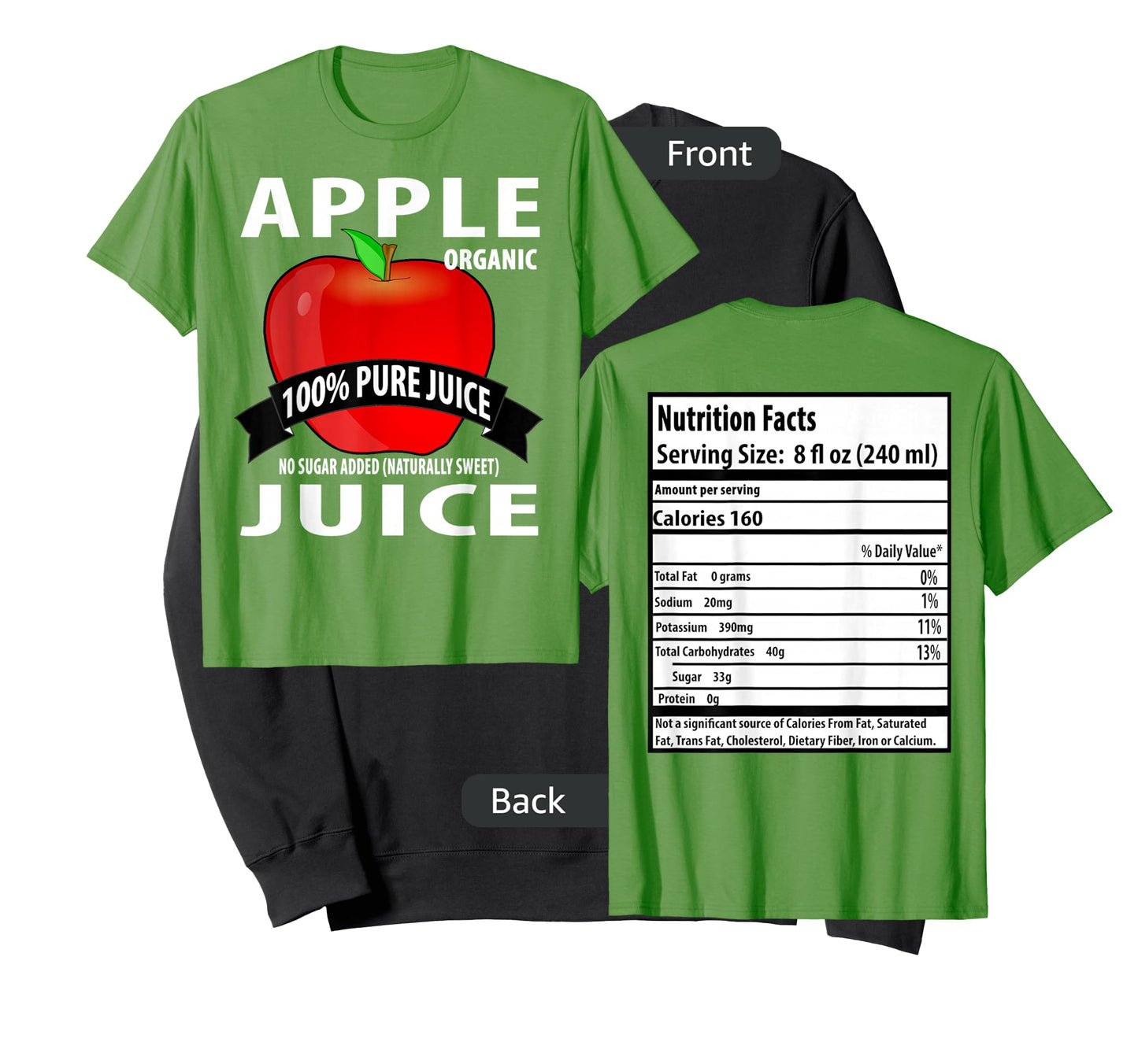 Apple Juice Box: Family Halloween Costumes for 5 People T-Shirt