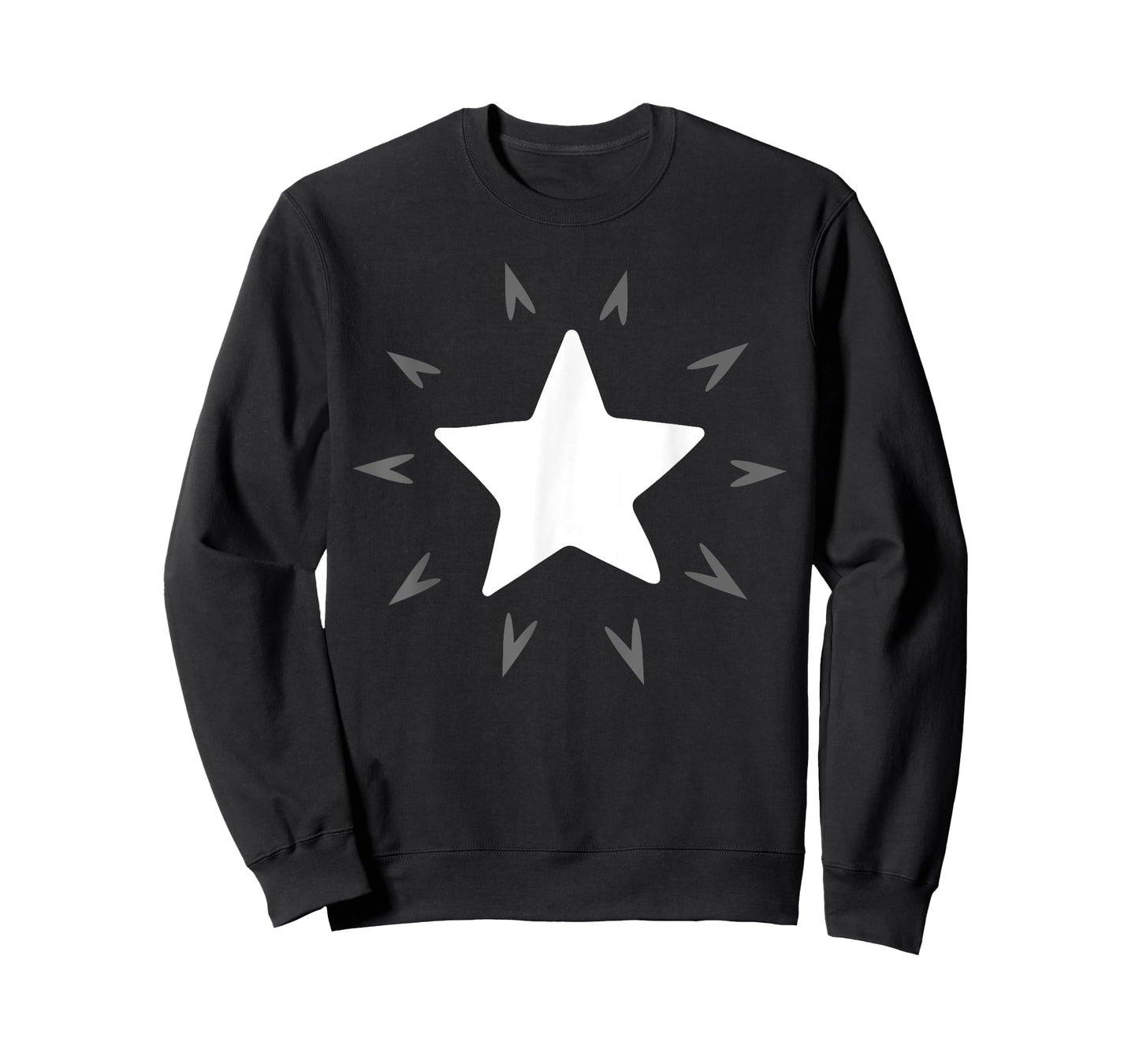 Graphic Star Print with Rays T-Shirt