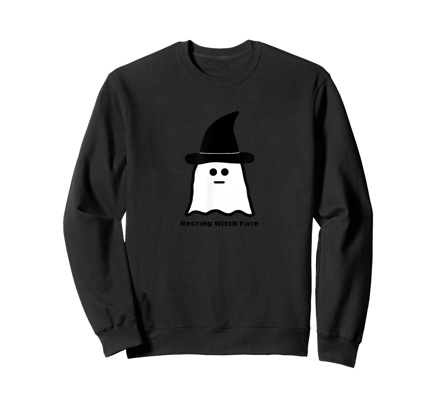 Resting Witch Face Funny Ghost Halloween T-Shirt