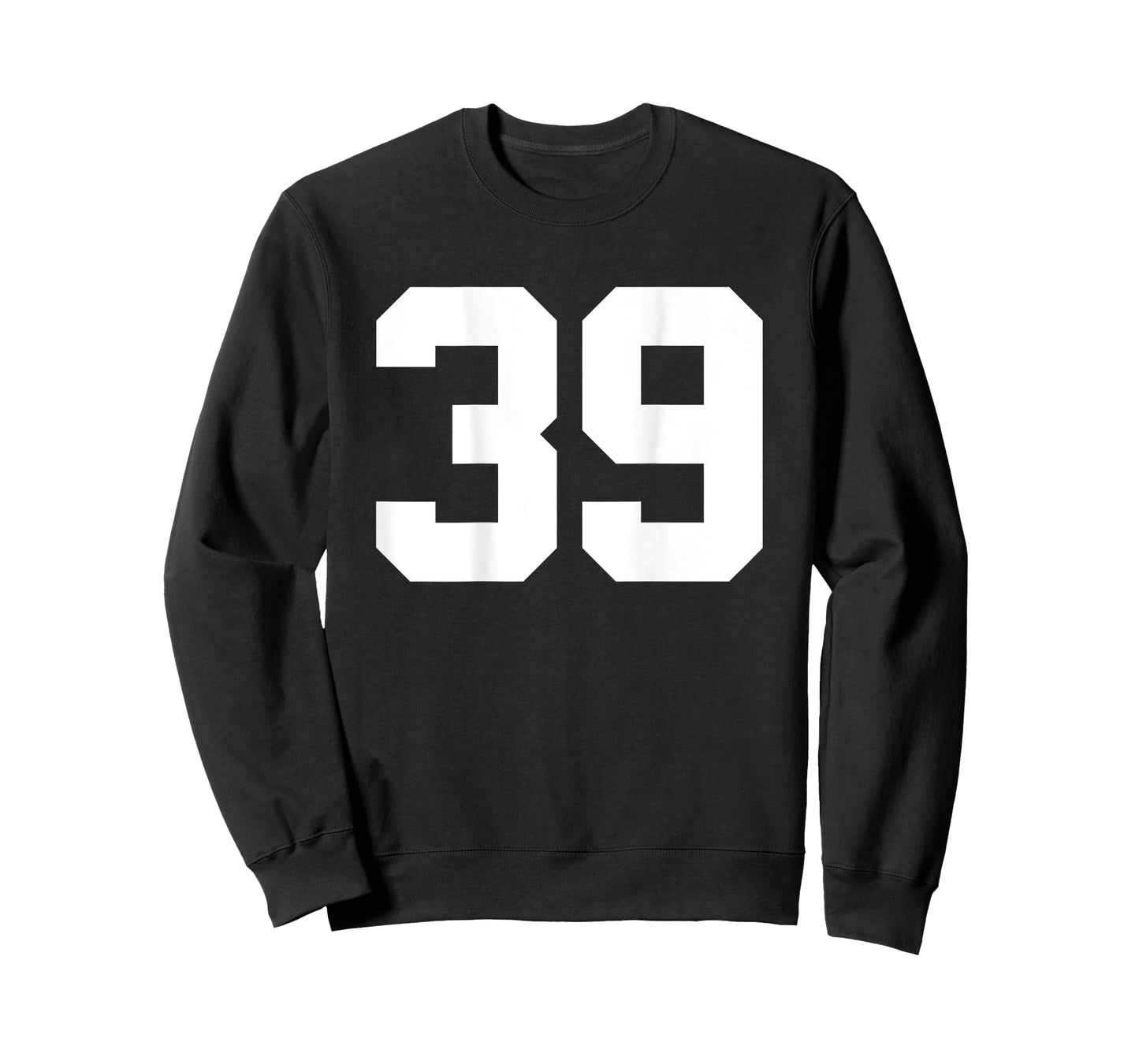 Number 39 (on Back) Sports Team Jersey Number T-Shirt