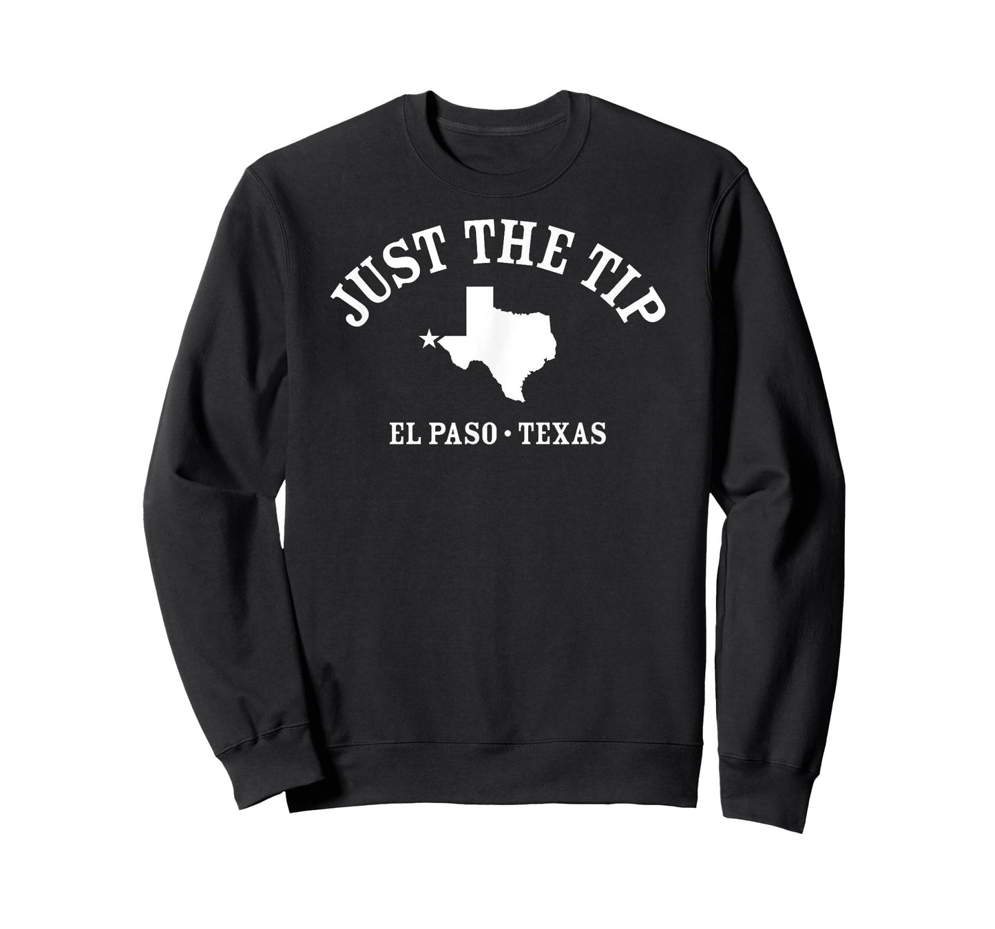 JUST THE TIP / El Paso TX Athletic Design With State T-Shirt