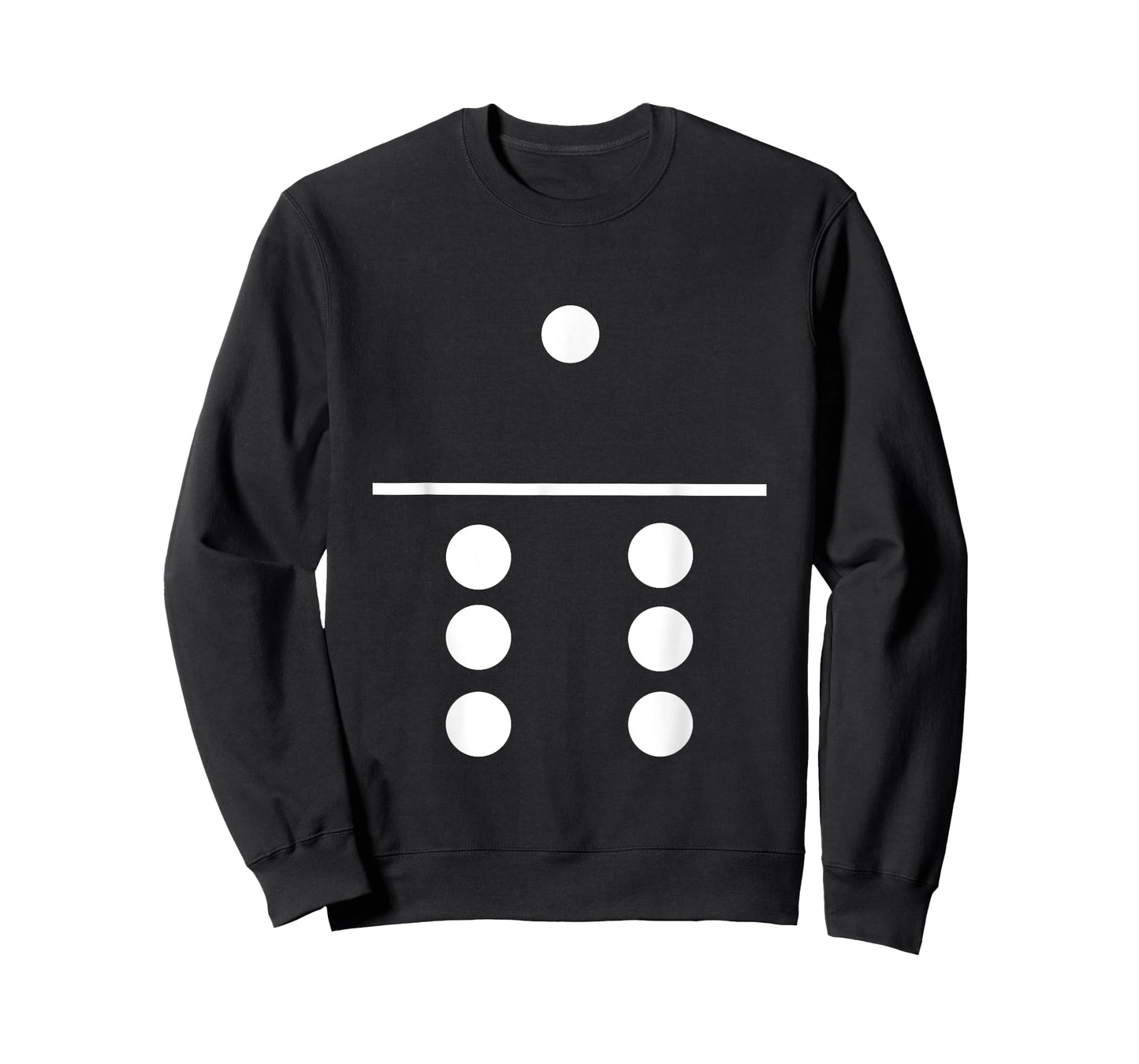 Domino 1 and 6 Matching T-Shirt Halloween Group Costumes 1-6 T-Shirt