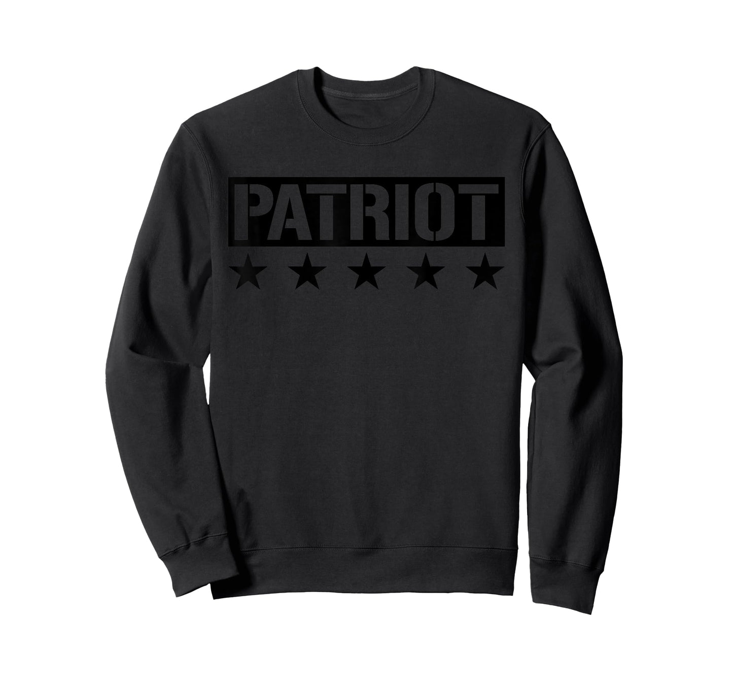 PATRIOT USA Stars Patriotic Slogan Proud Military Statement T-Shirt