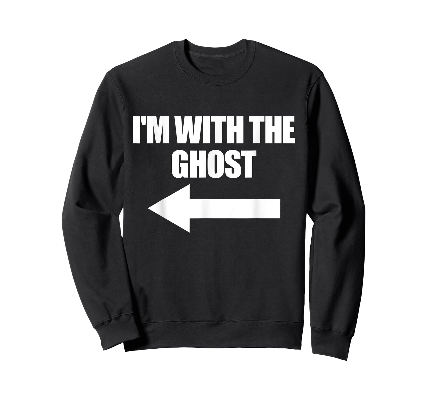 I'm With The Ghost Halloween Matching Ghost Costume T-Shirt