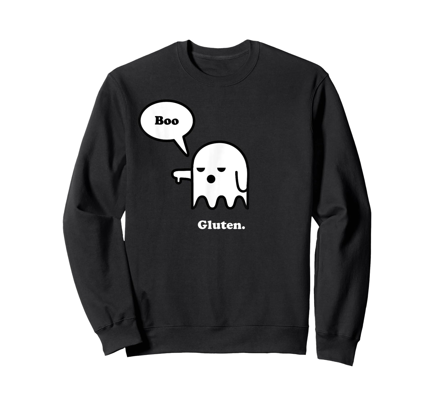 Funny Gluten Free Clothing Halloween Ghost Boo I Hate Gluten T-Shirt