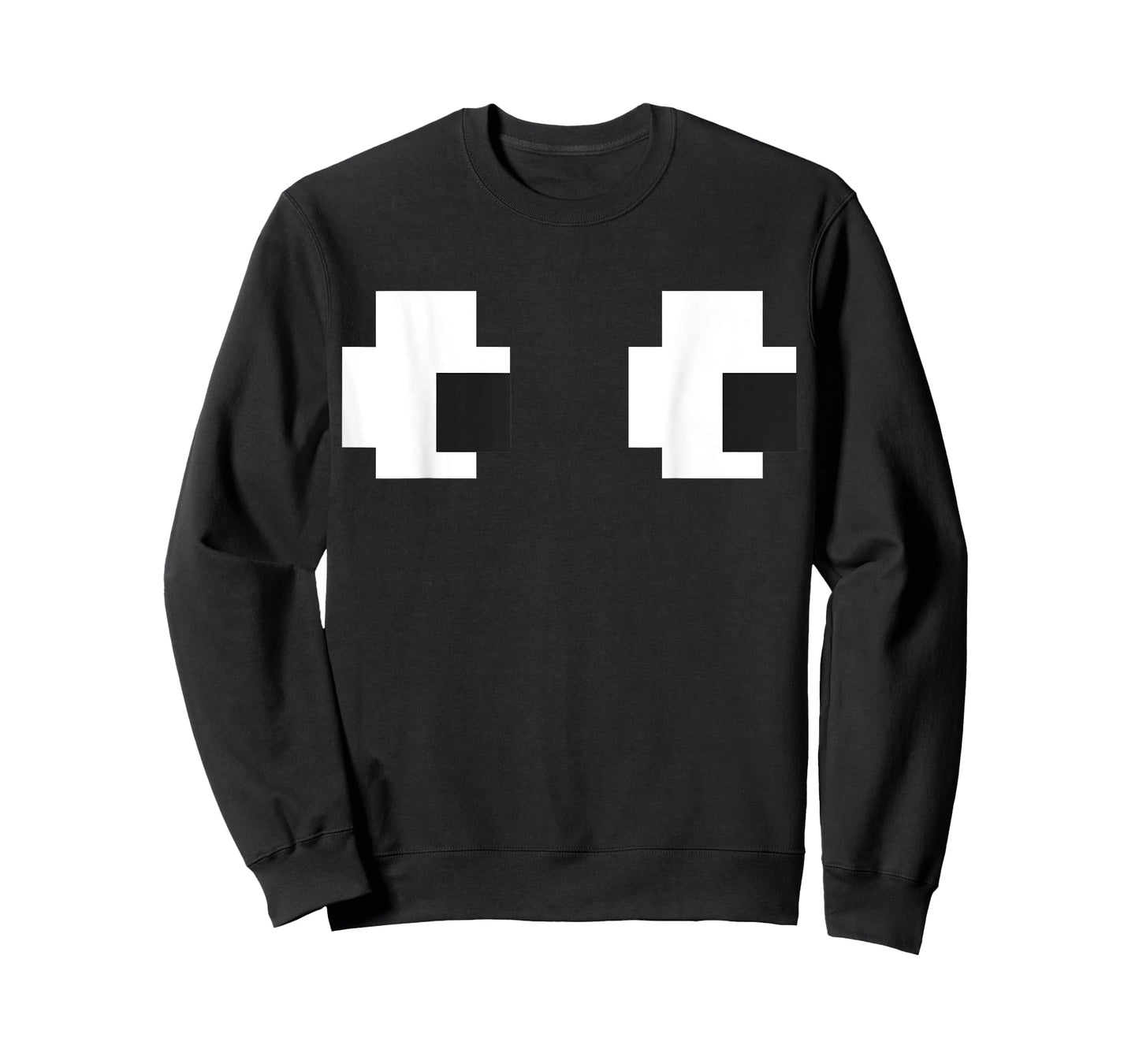 Retro Arcade Game Ghost Eyes Halloween Group Costume T-Shirt