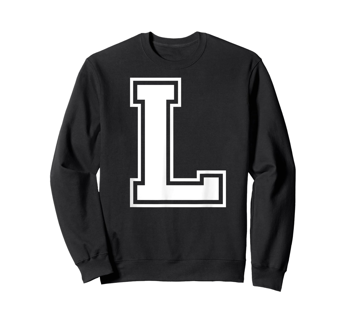 Letter L Capital Alphabet College Varsity Monogram Club T-Shirt