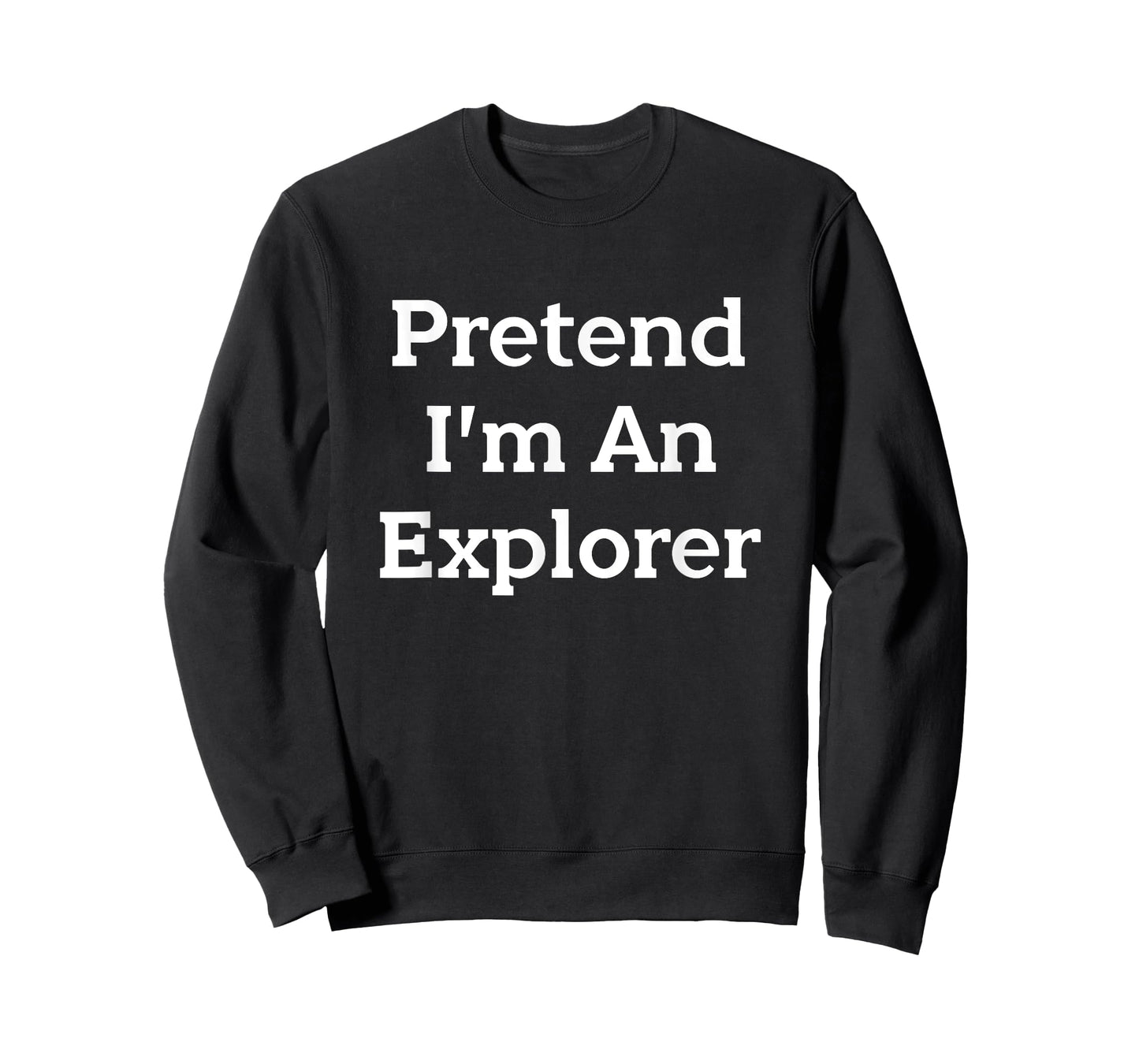 Pretend I'm An Explorer Costume Funny Halloween Party T-Shirt
