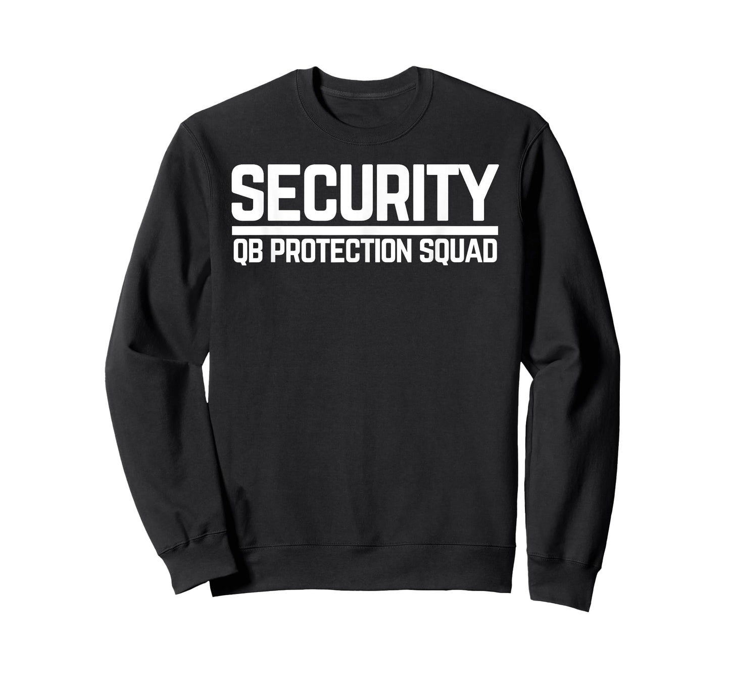 Security Quarterback QB Protection Squad Football OL Lineman T-Shirt