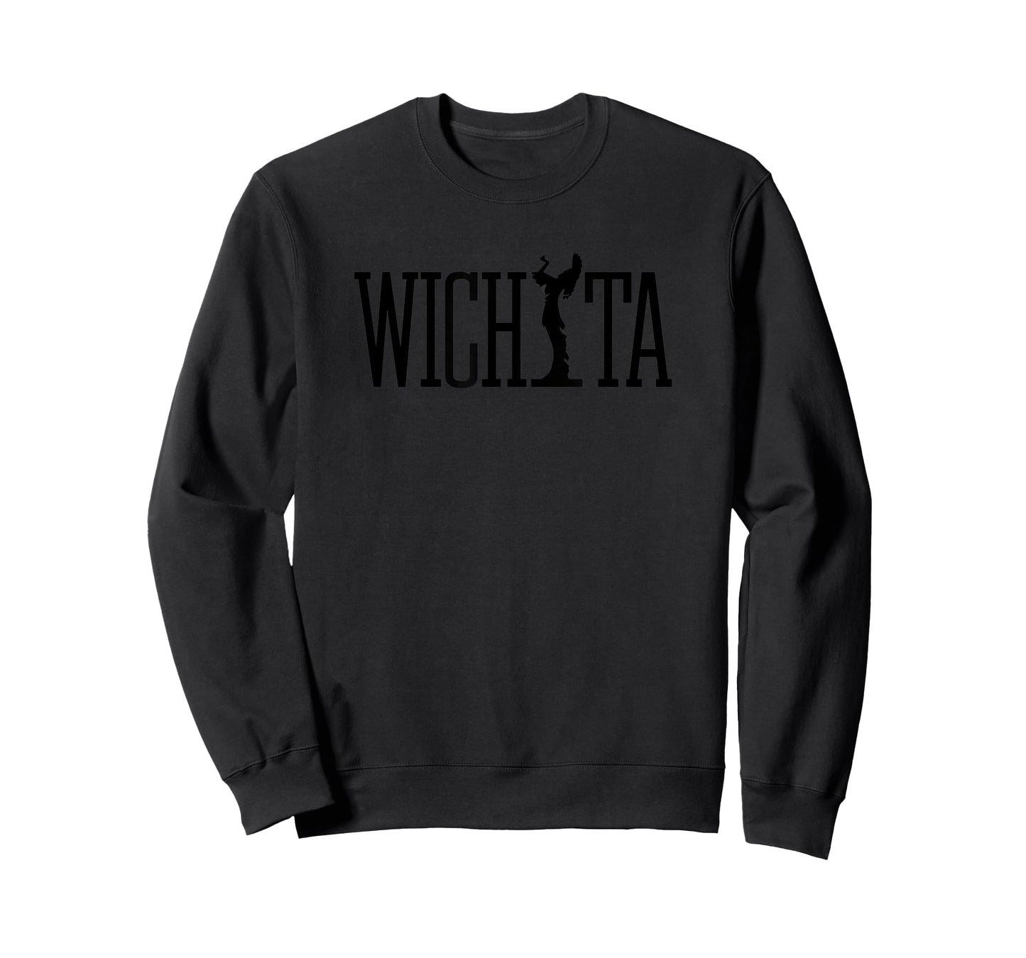 Wichita Keeper of the Plains (black) - Wichita Kansas T-Shirt