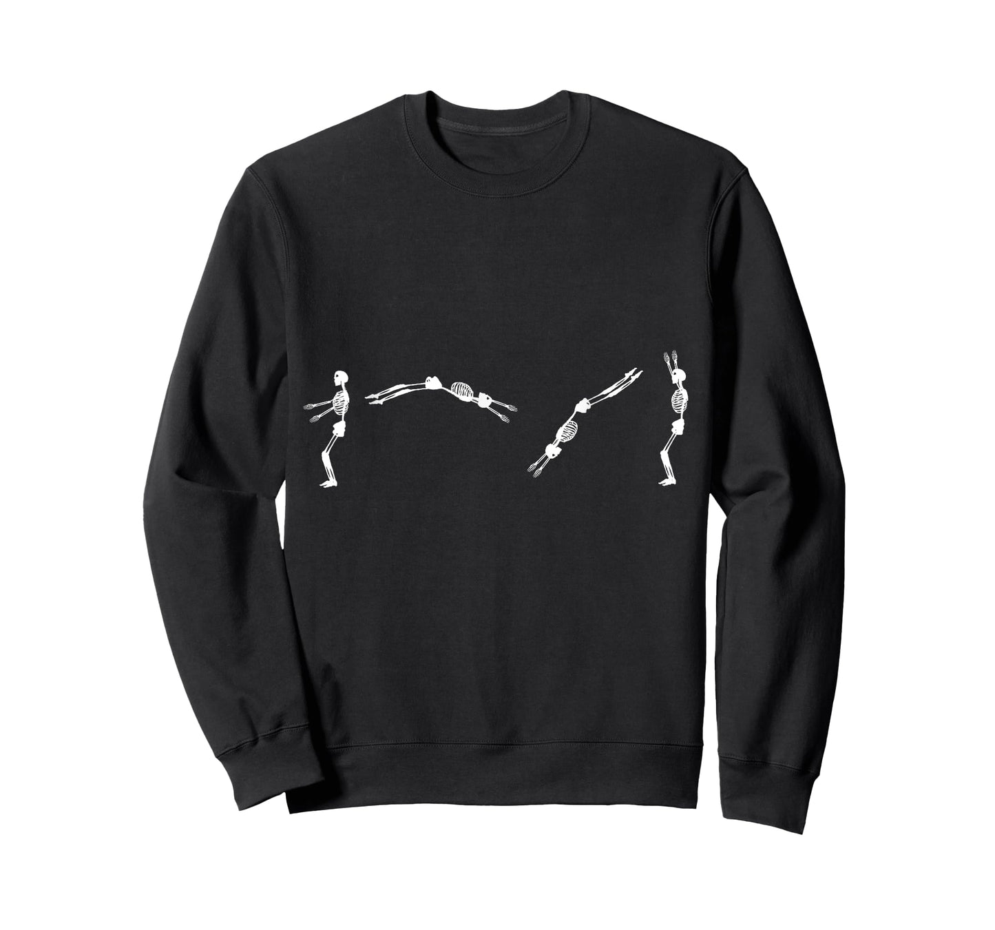 Skeleton Gymnast - Halloween tumbling backflip T-Shirt