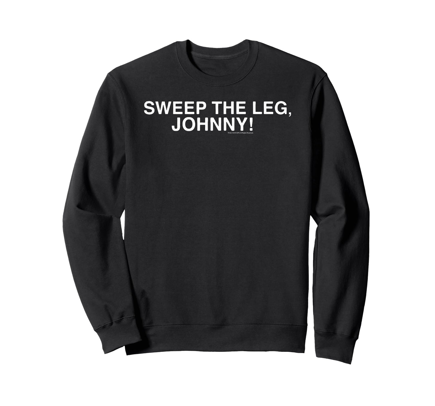 The Karate Kid Sweep the Leg Johnny Text Retro Movie T-Shirt