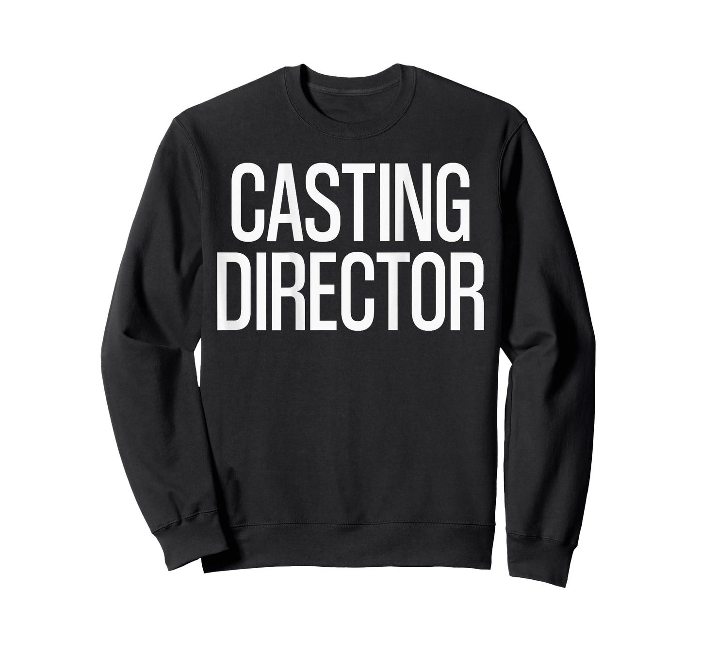 Bold Casting Director Text PRINT ON BACK | Film Crew T-Shirt