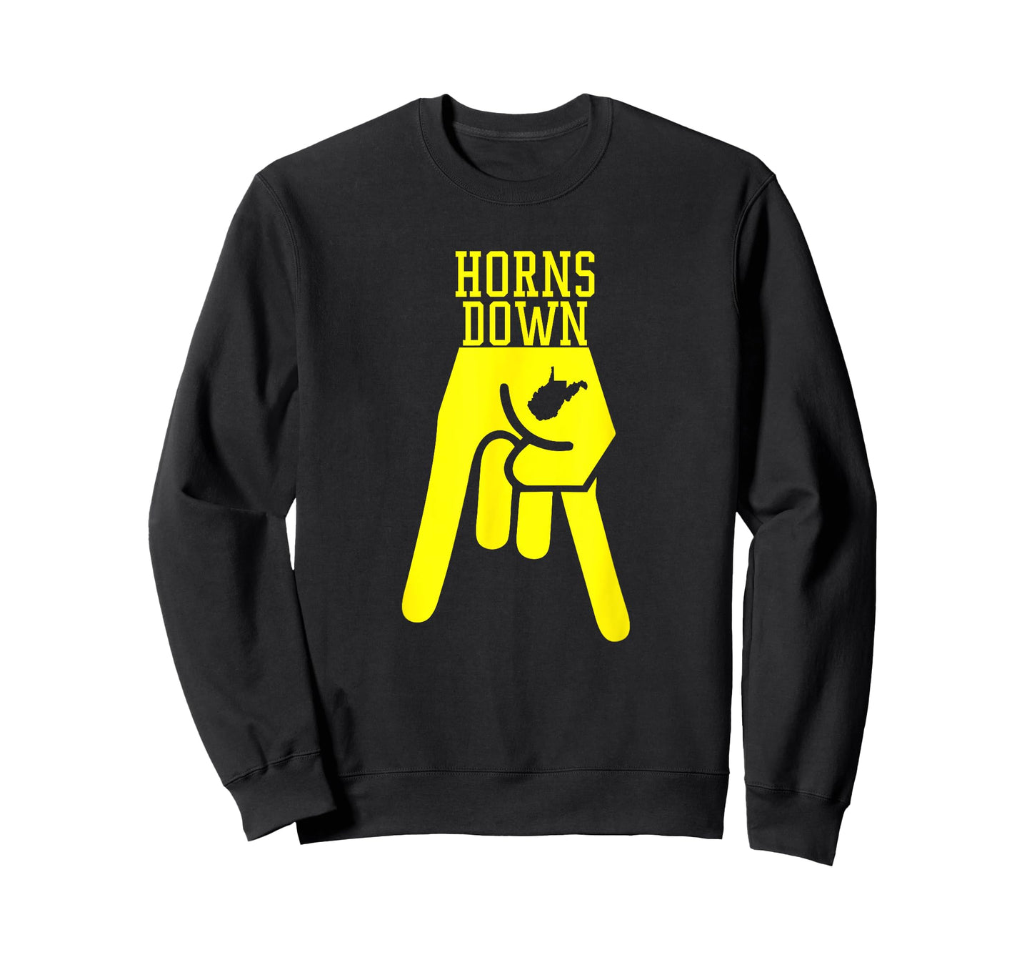 Horns Down West By God Virginia T-Shirt
