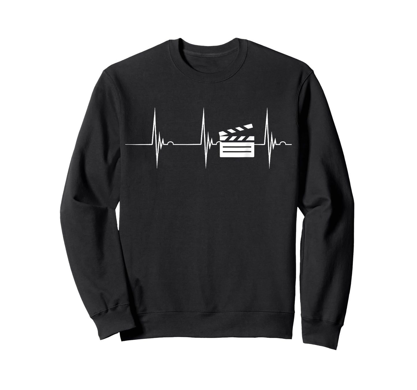 Filmmaker Clapboard Film Producer Heartbeat EKG Pulse T-Shirt