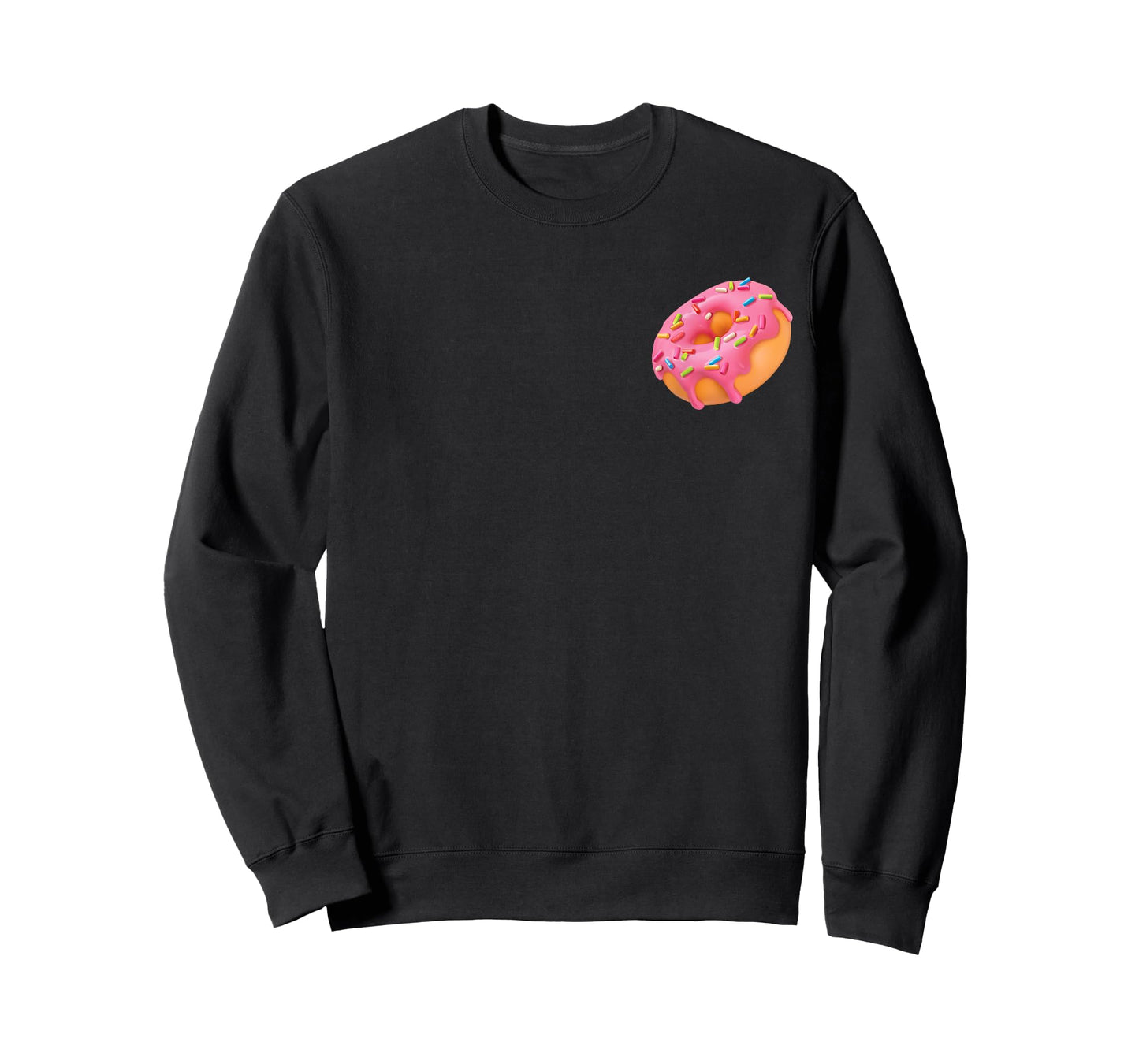 Pink Sprinkle Donut Pocket Doughnut Lovers Funny Foodie Food T-Shirt