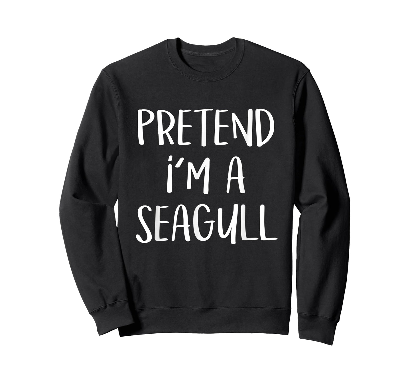 Pretend I'm A Seagull Bird Costume Party Funny Halloween T-Shirt