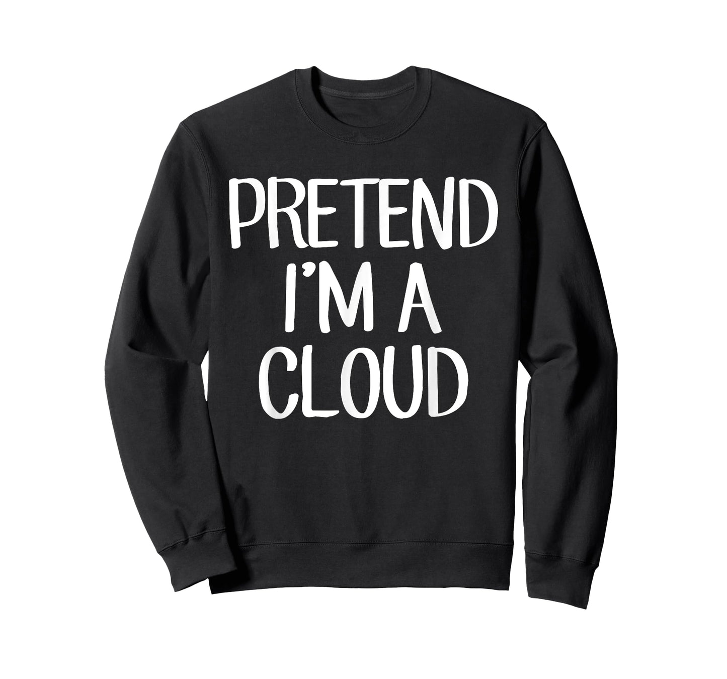 Pretend I'm A Cloud Costume Family Lazy Easy Halloween T-Shirt