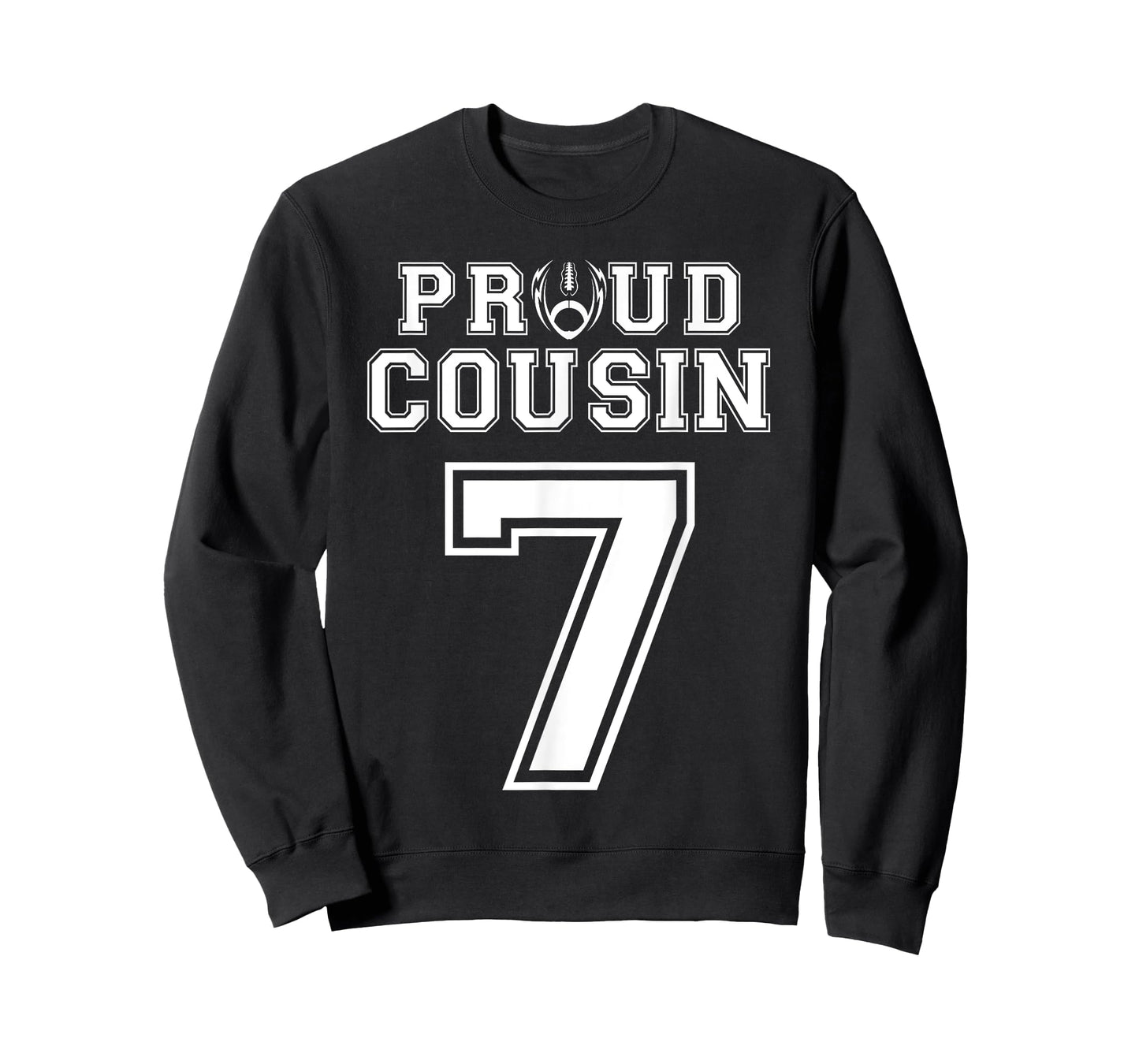 Custom Proud Football Cousin Number 7 Personalized T-Shirt