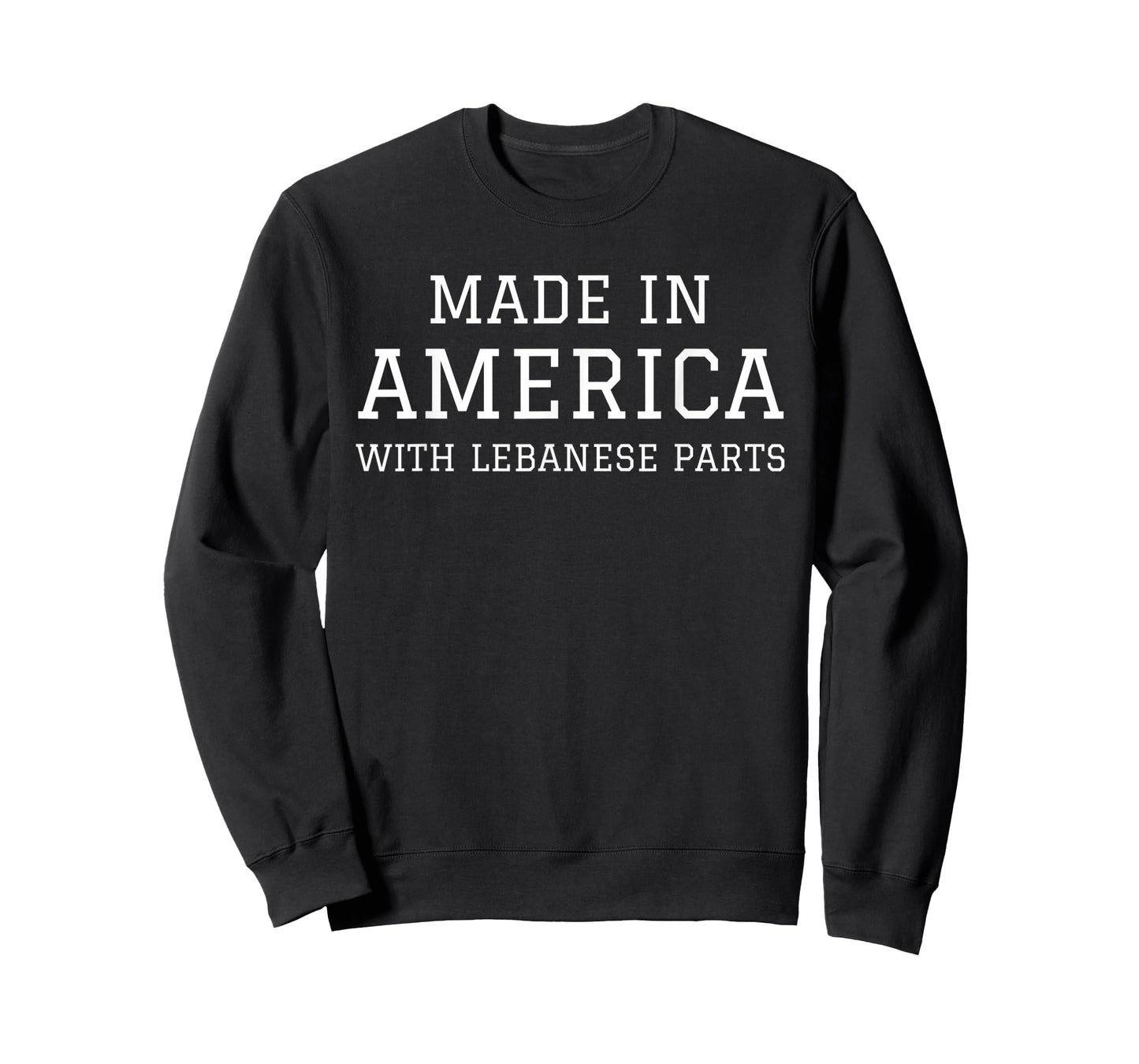 MADE IN AMERICA WITH LEBANESE PARTS Lebanon USA T-Shirt