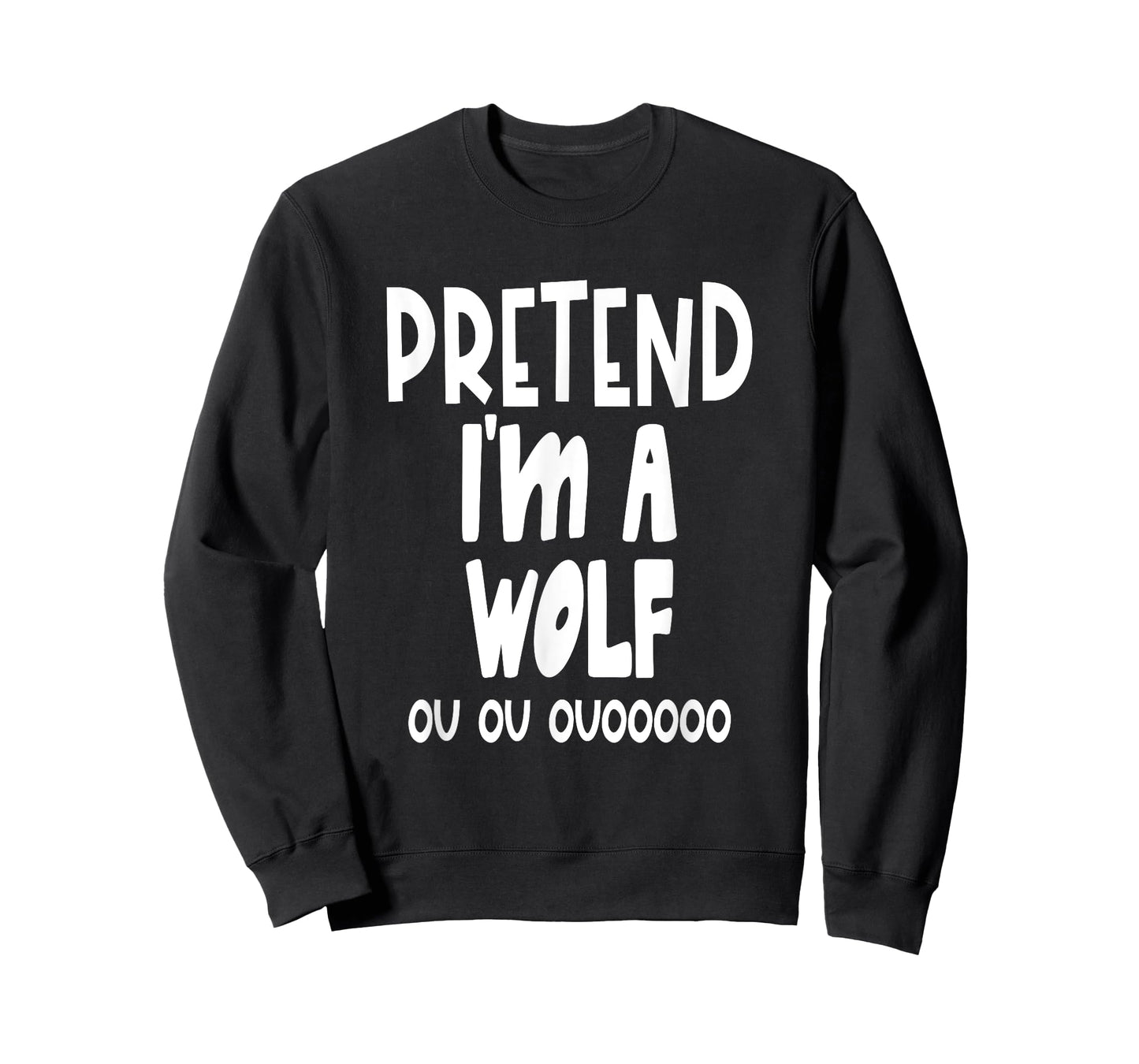 Fun Pretend Wolf Shirt - Lazy Halloween Wolf Costume T-Shirt