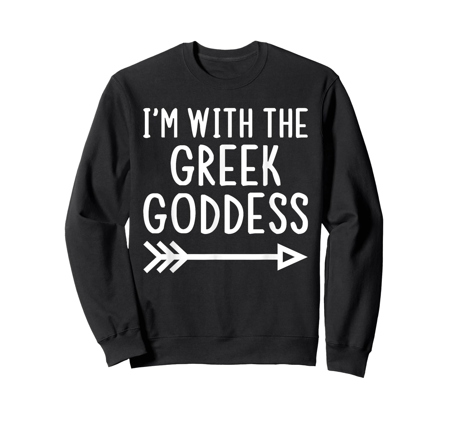 I'm With The Greek Goddess Funny Matching Halloween Costume T-Shirt