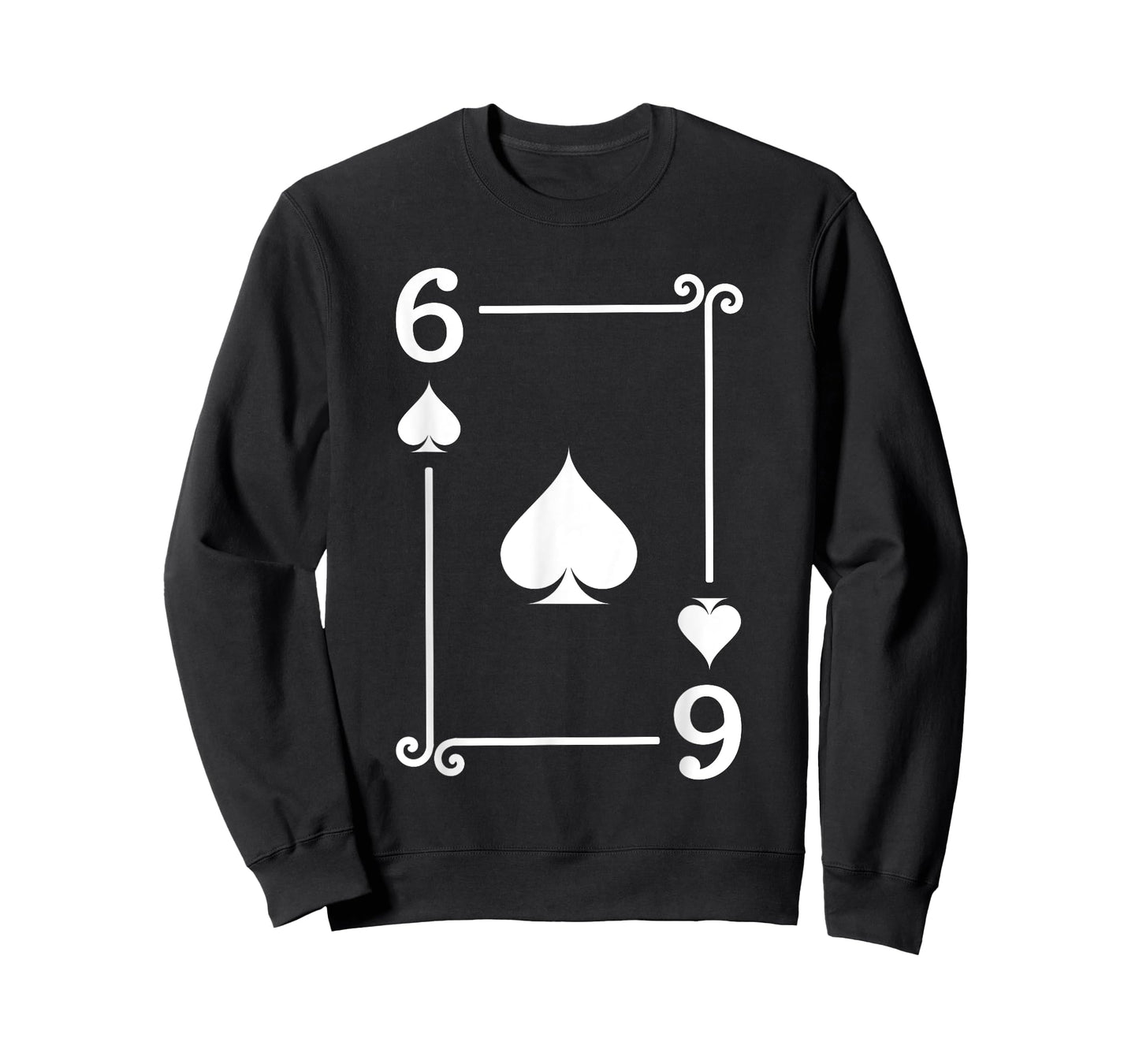 Playing Cards Costume - 6 Spades Card - Six Card T-Shirt