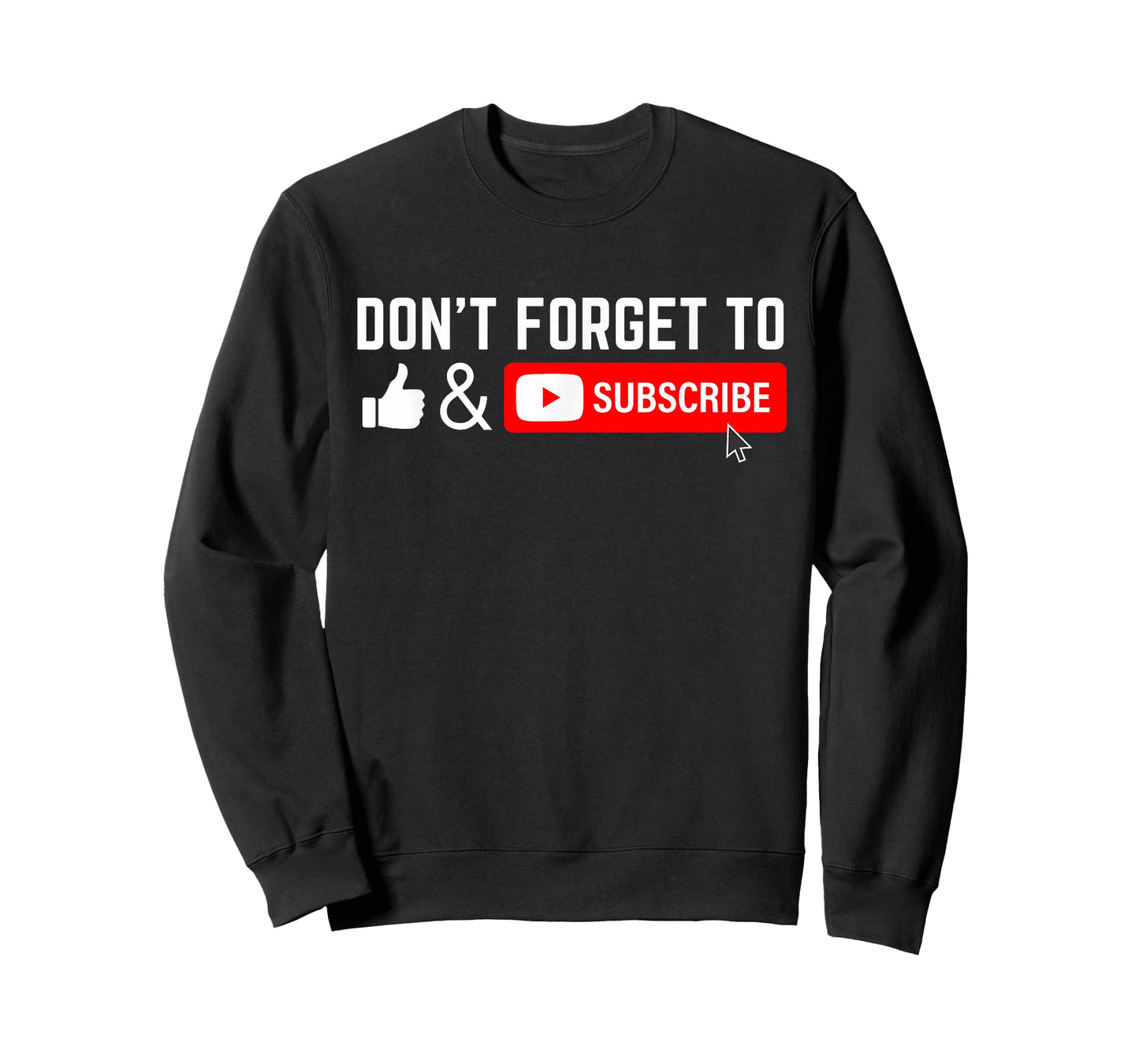 Influencer Vlog Streamer Like & Subscribe Don't forget to like and subscribe to Video Content Creator T-Shirt