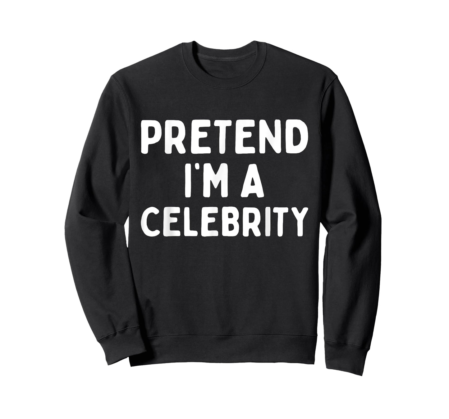 Pretend I'm A Celebrity Funny Lazy Easy Halloween Costume T-Shirt