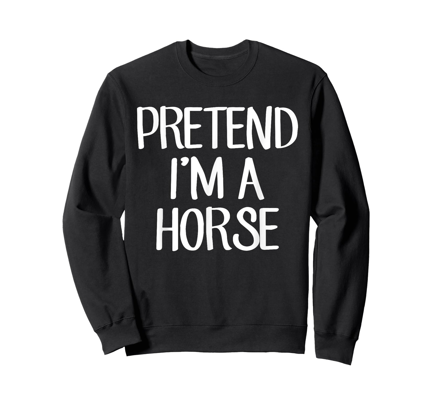 Pretend I'm A Horse Costume Family Lazy Easy Halloween T-Shirt