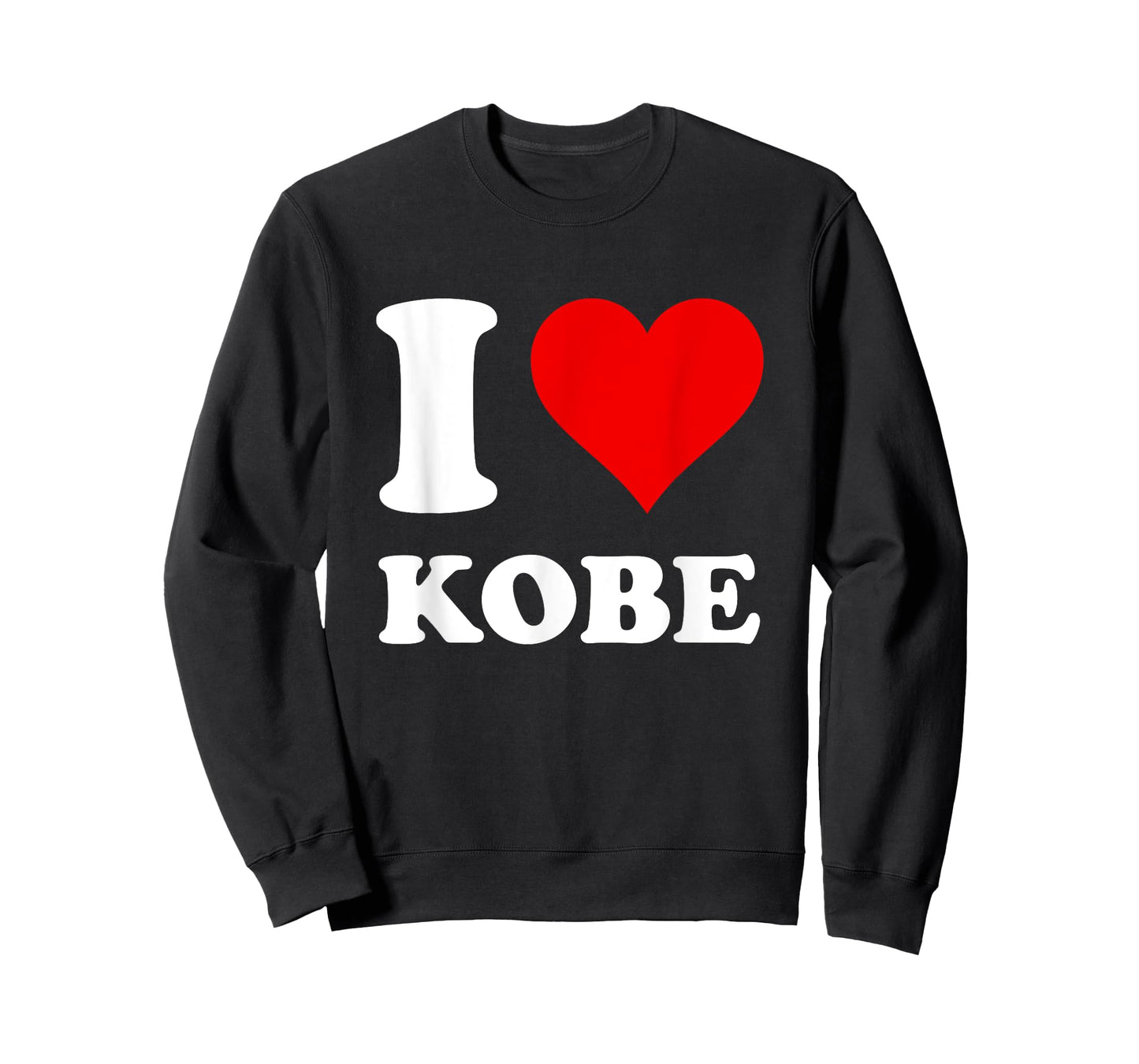 Red Heart I Love Kobe T-Shirt