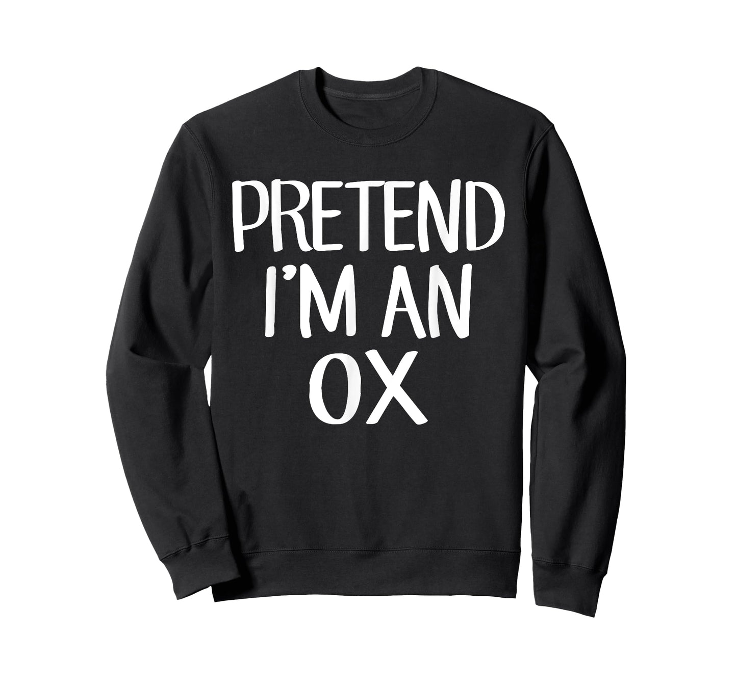 Pretend I'm An OX Costume Family Lazy Easy Halloween T-Shirt