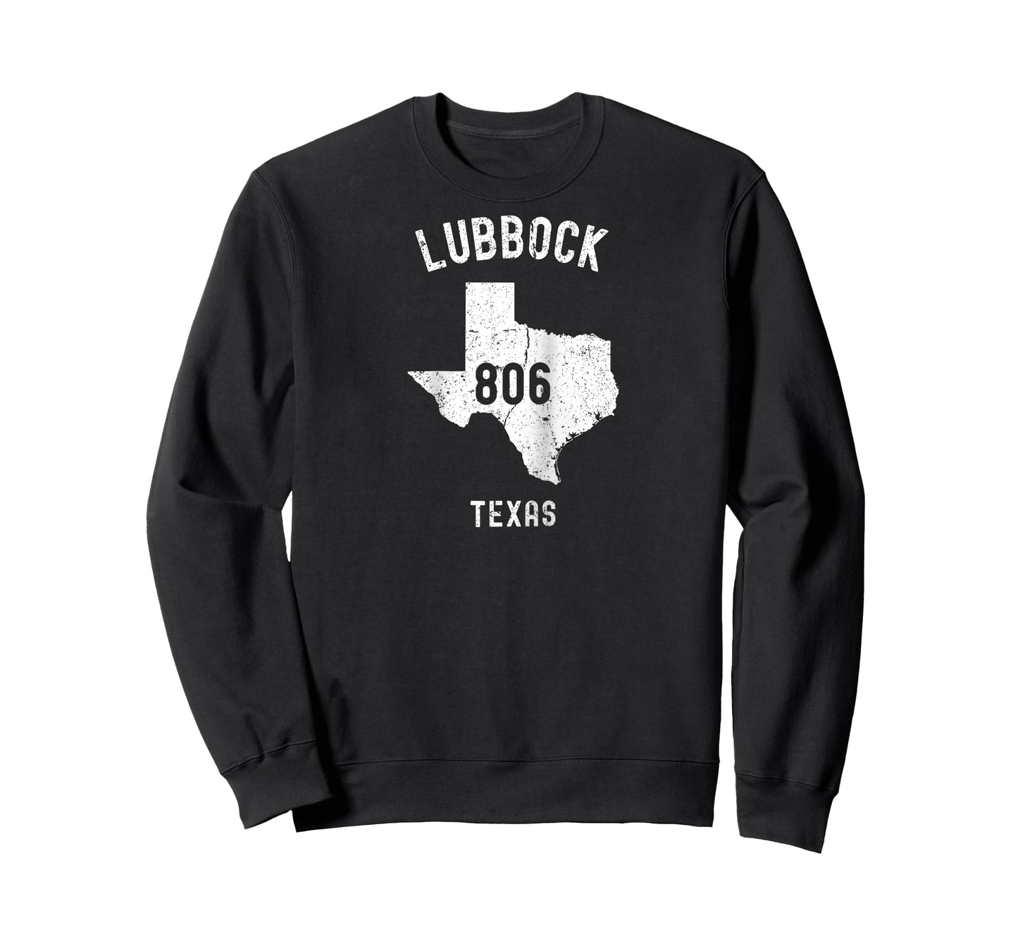 Lubbock Texas TX 806 Vintage Athletic Style Raglan Baseball Tee