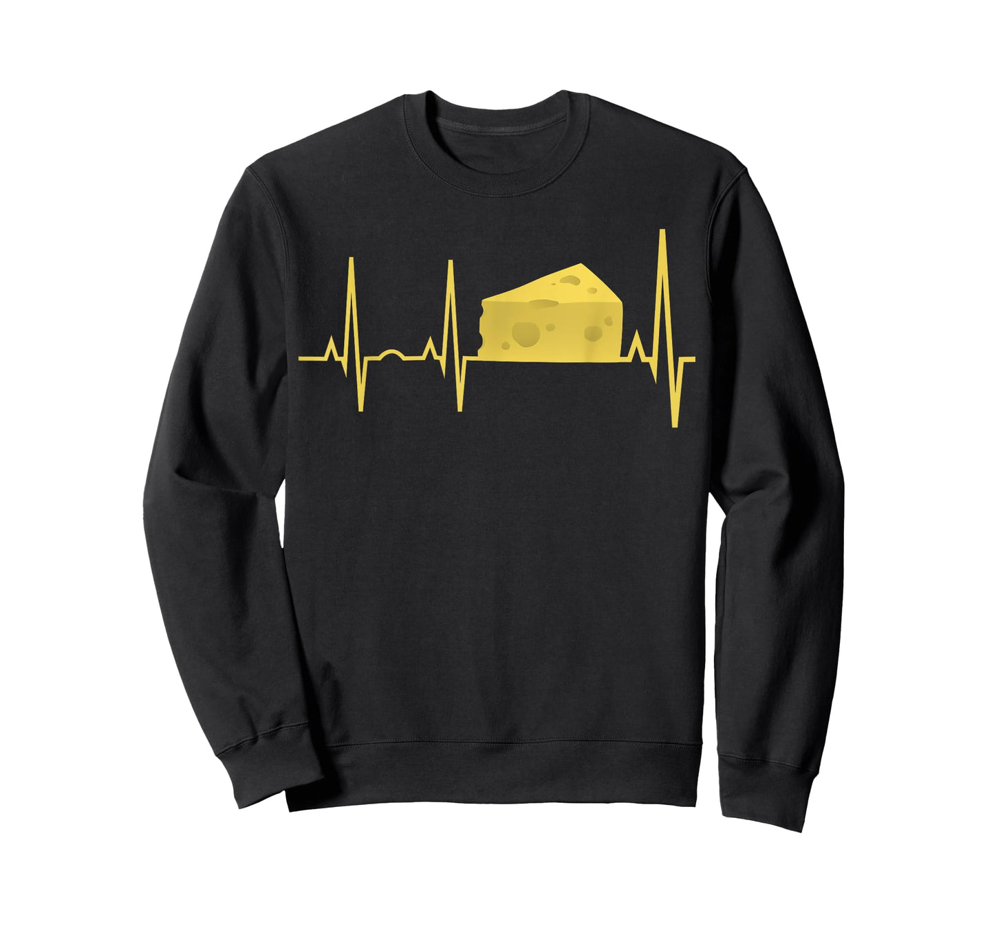 Cheese Heartbeat Shirt - Funny Cheese Lover Gift Tee T-Shirt