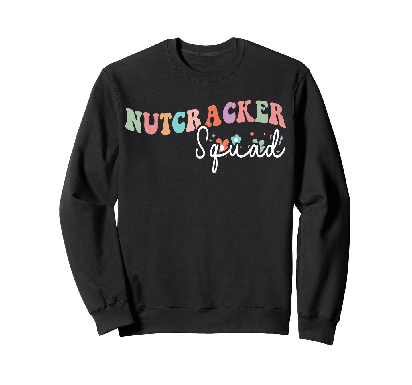 Groovy Nutcracker Squad Retro Christmas Ballet Dance T-Shirt