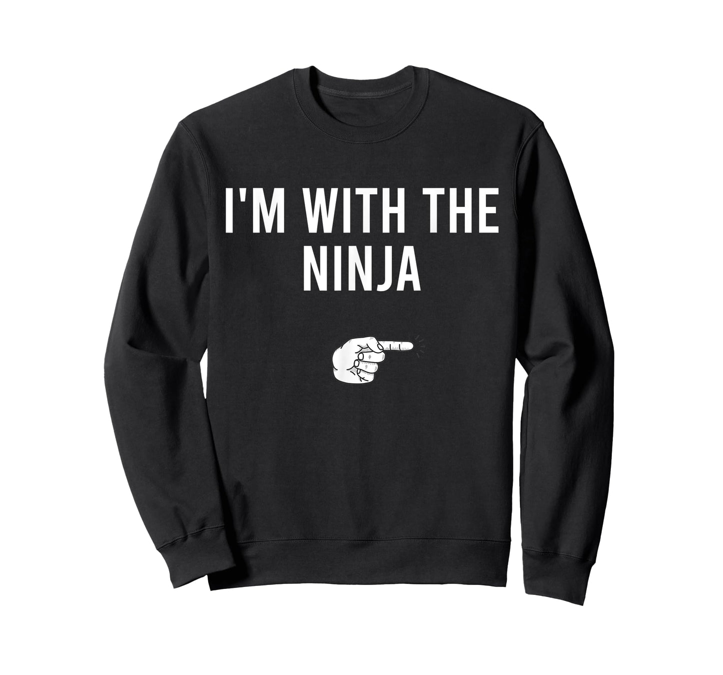 I'm With The Ninja Halloween Costume Party Matching Ninja T-Shirt