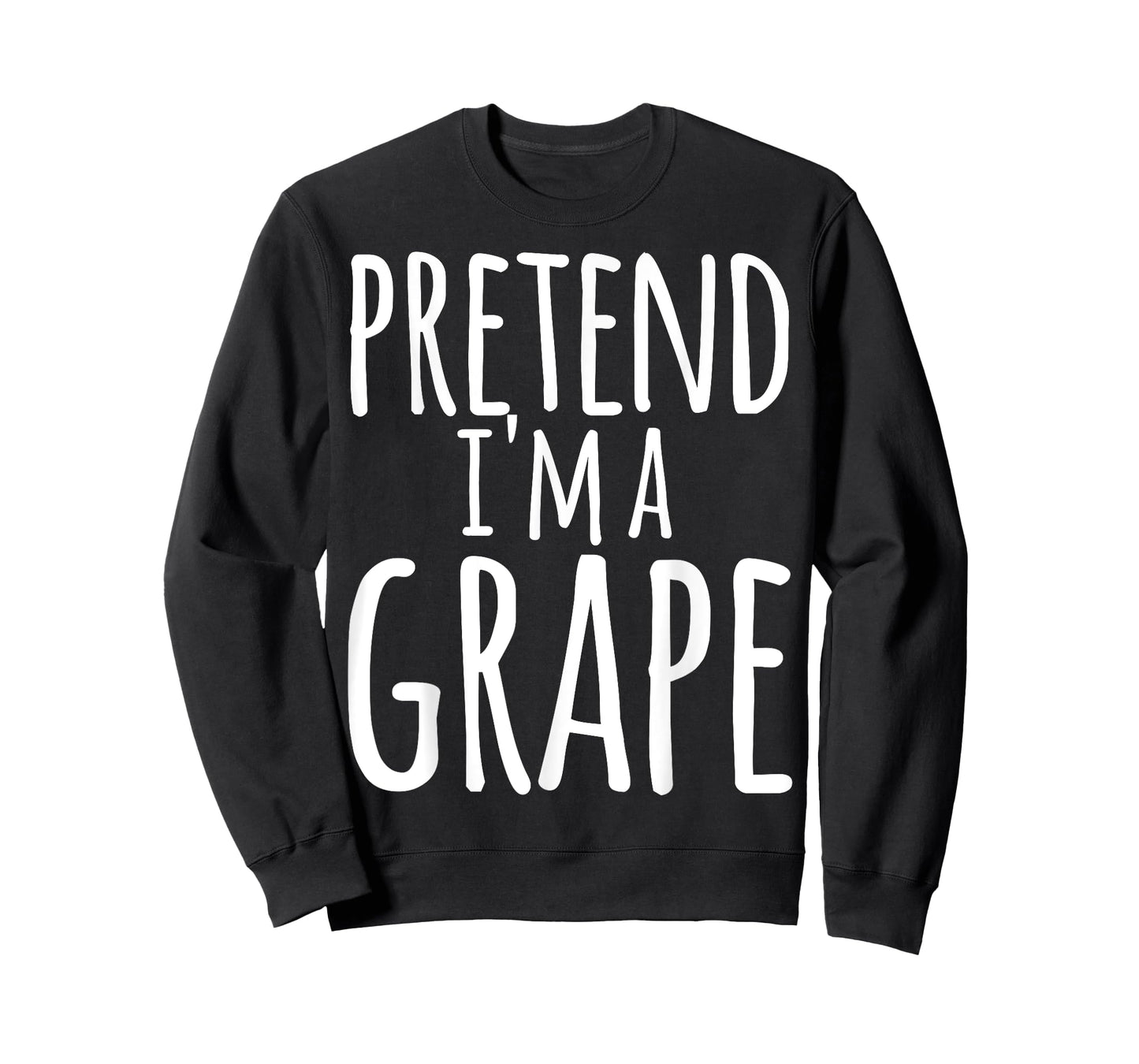 Funny Lazy Halloween PRETEND I'M A GRAPE Costume T-Shirt