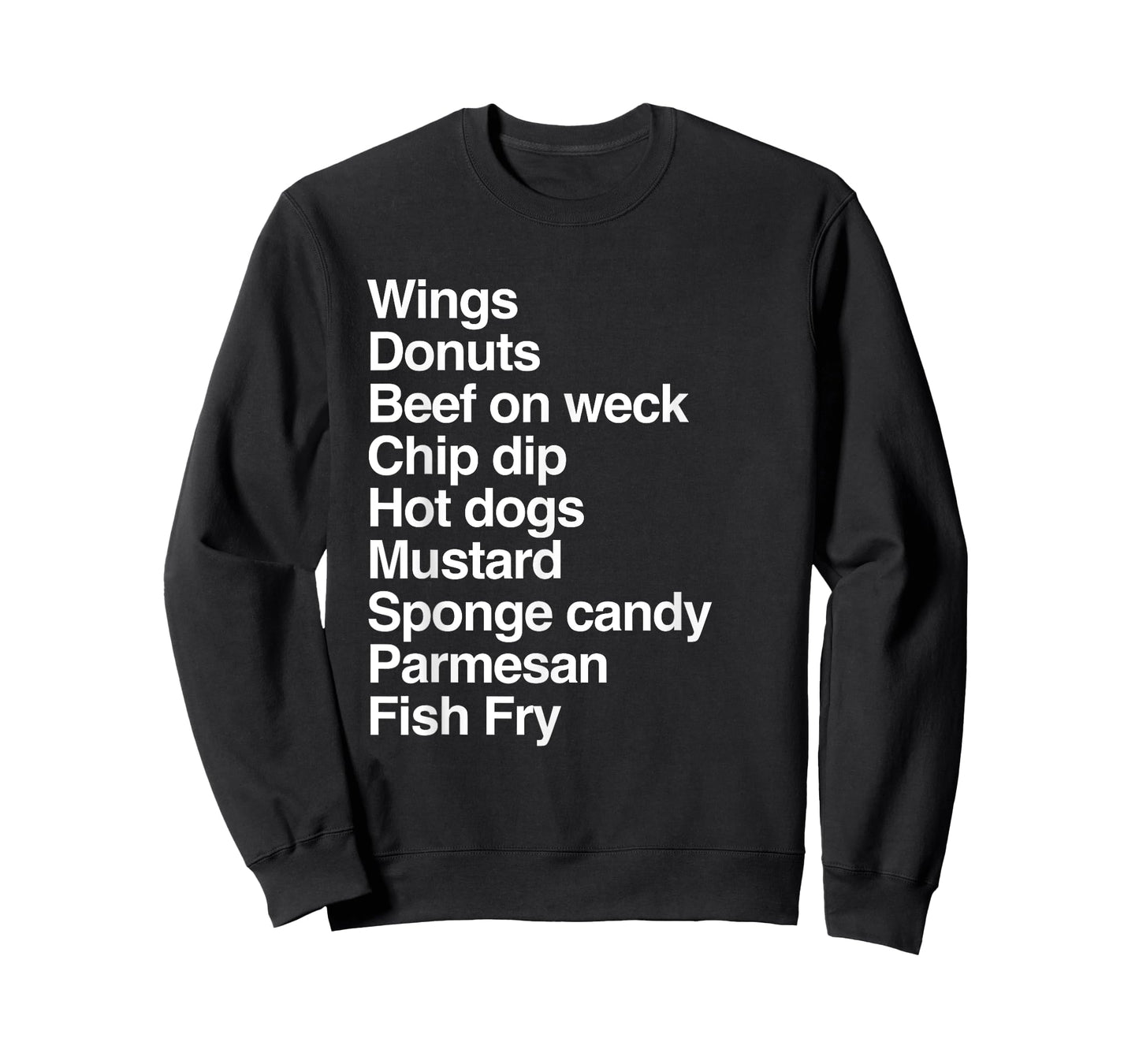 Wings Beef on Weck Sponge Candy Mustard Buffalo NY T-Shirt