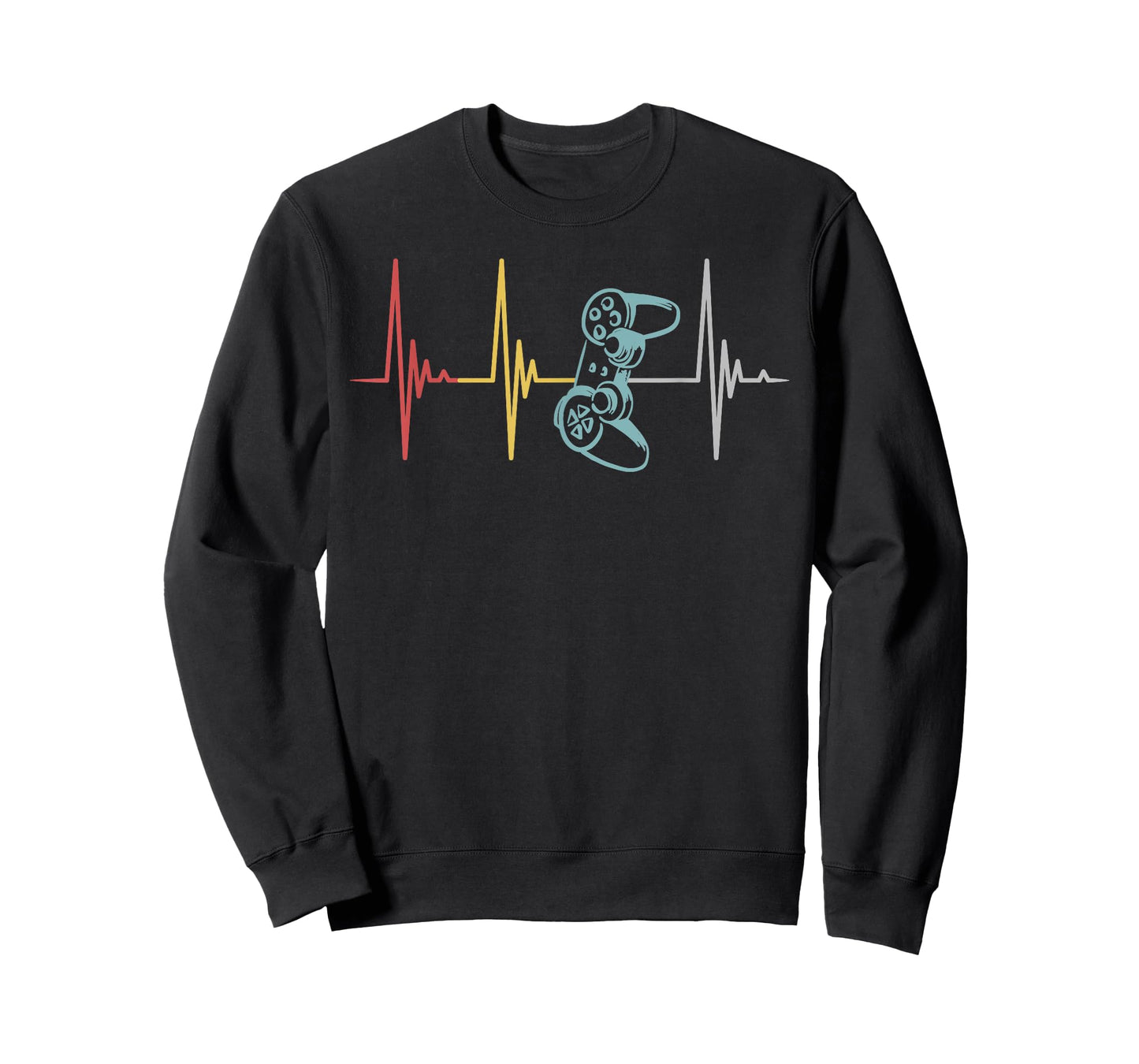 Gamer Heartbeat Controller For Nerd Multiplayer Gaming T-Shirt