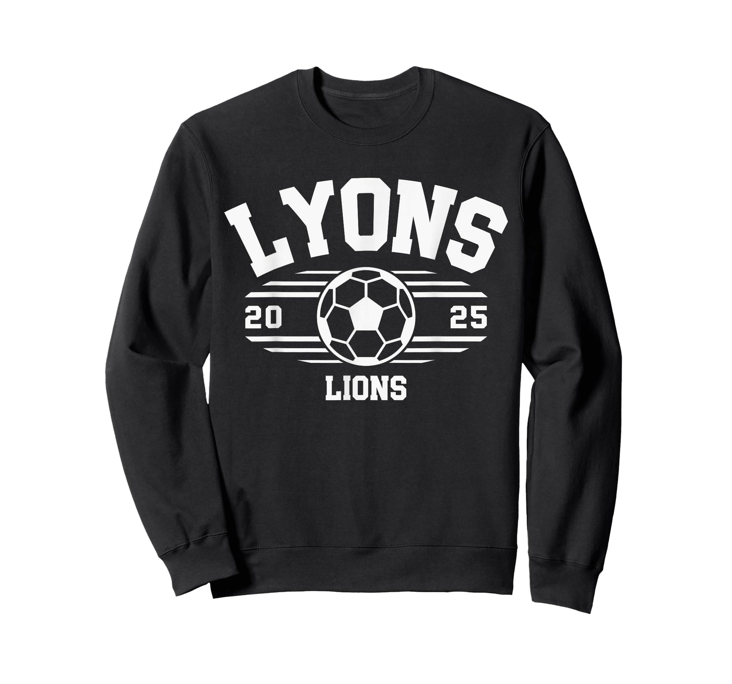 Lyons Lions Soccer Ball 2025 HS T-Shirt