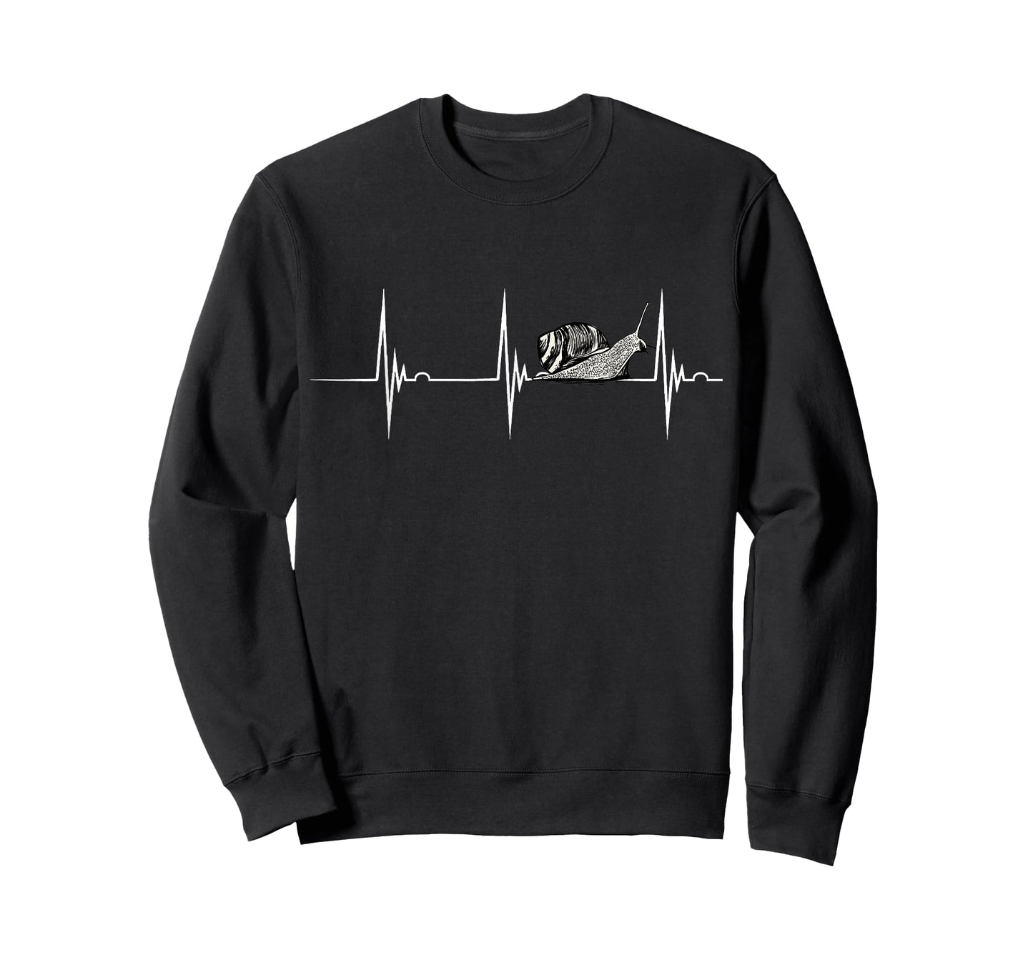 Snail Mollusk Snail Shell Heartbeat EKG Pulse Snails Lover T-Shirt
