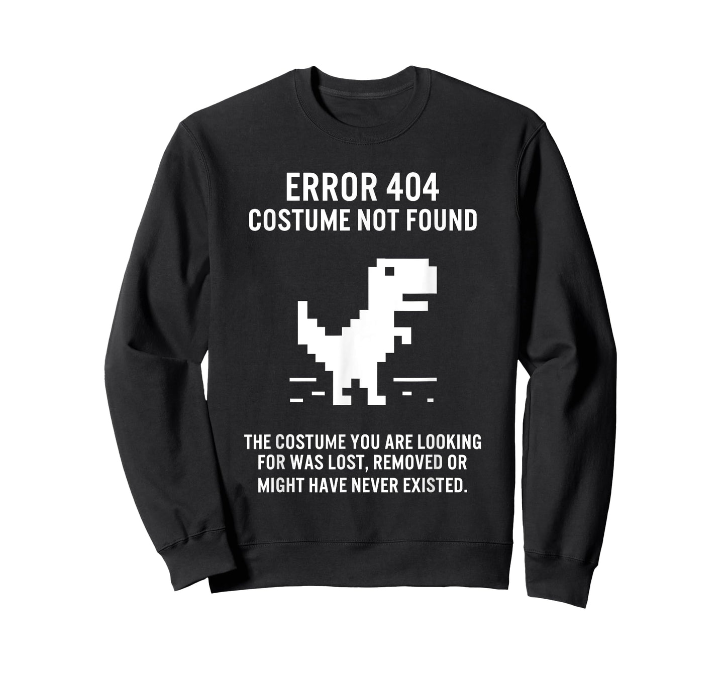 Halloween Error 404 Costume Not Found Coding Programmer Geek T-Shirt
