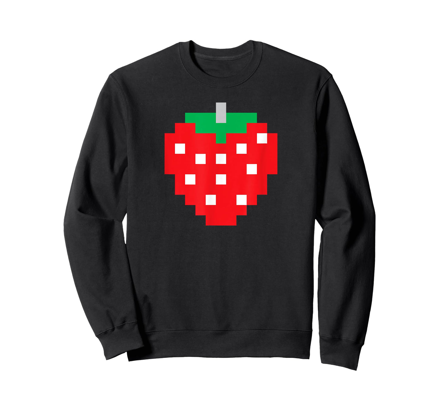 Pixel Strawberry 80s Video Game Halloween Costume T-Shirt