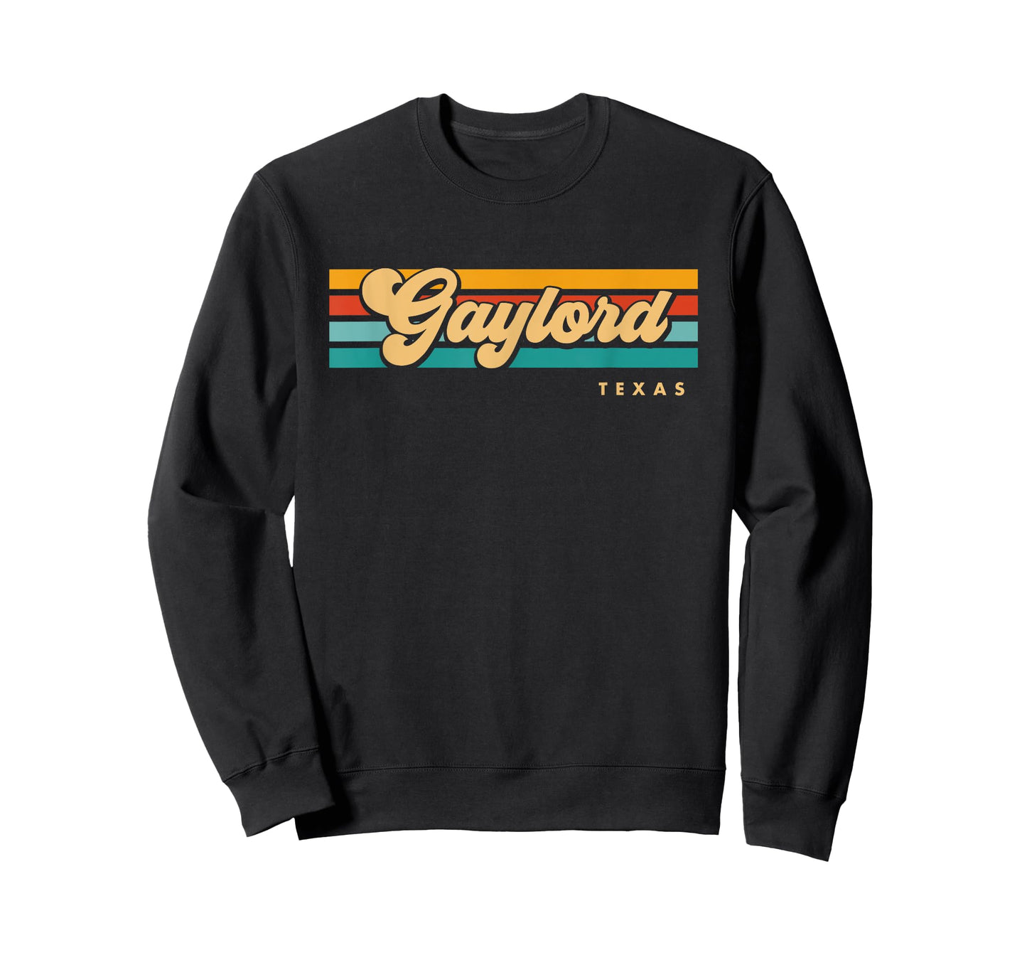 Vintage Sunset Stripes Gaylord, Texas T-Shirt