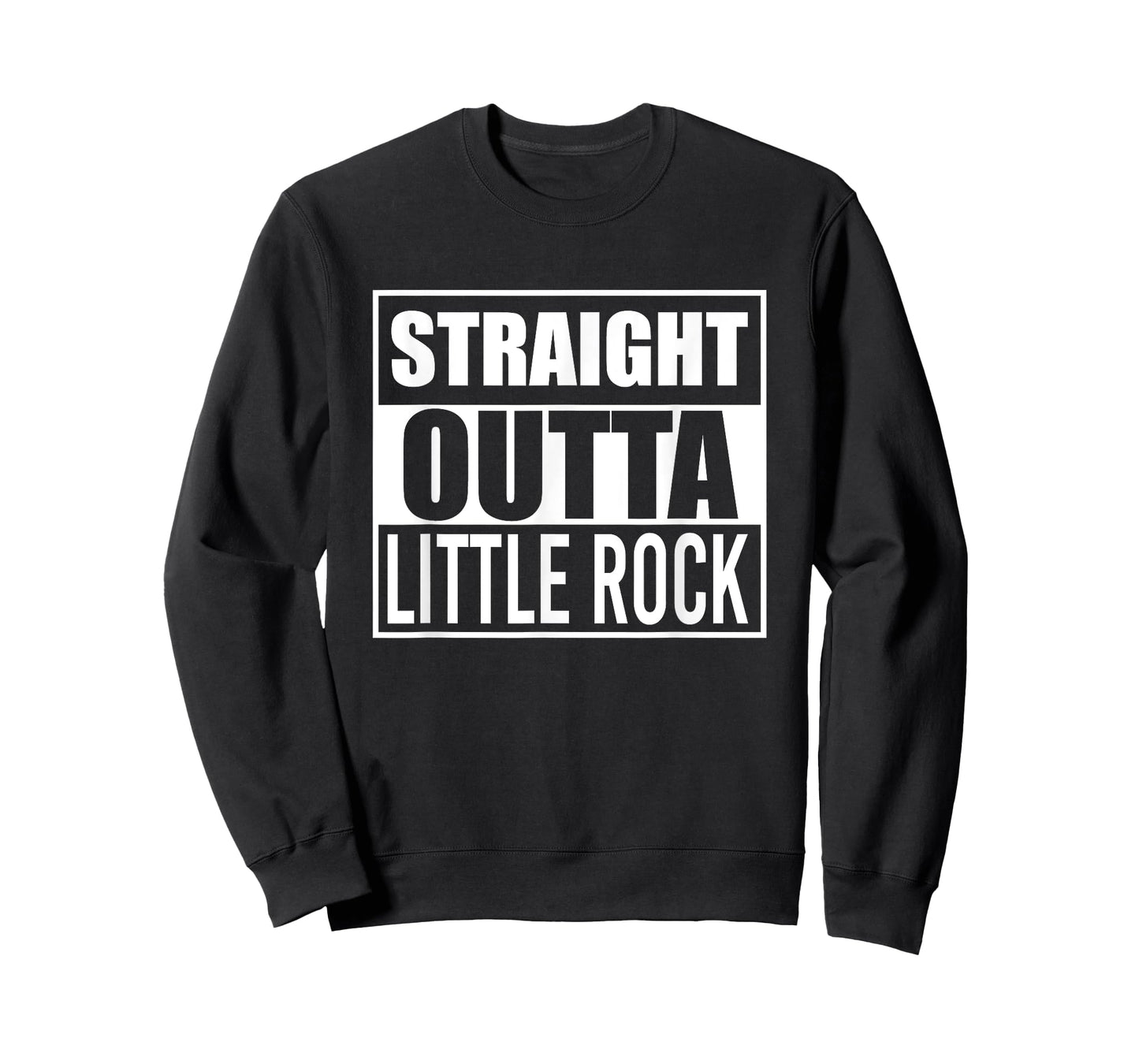 Straight Outta Little Rock Funny Best Gift Arkansas AR State T-Shirt