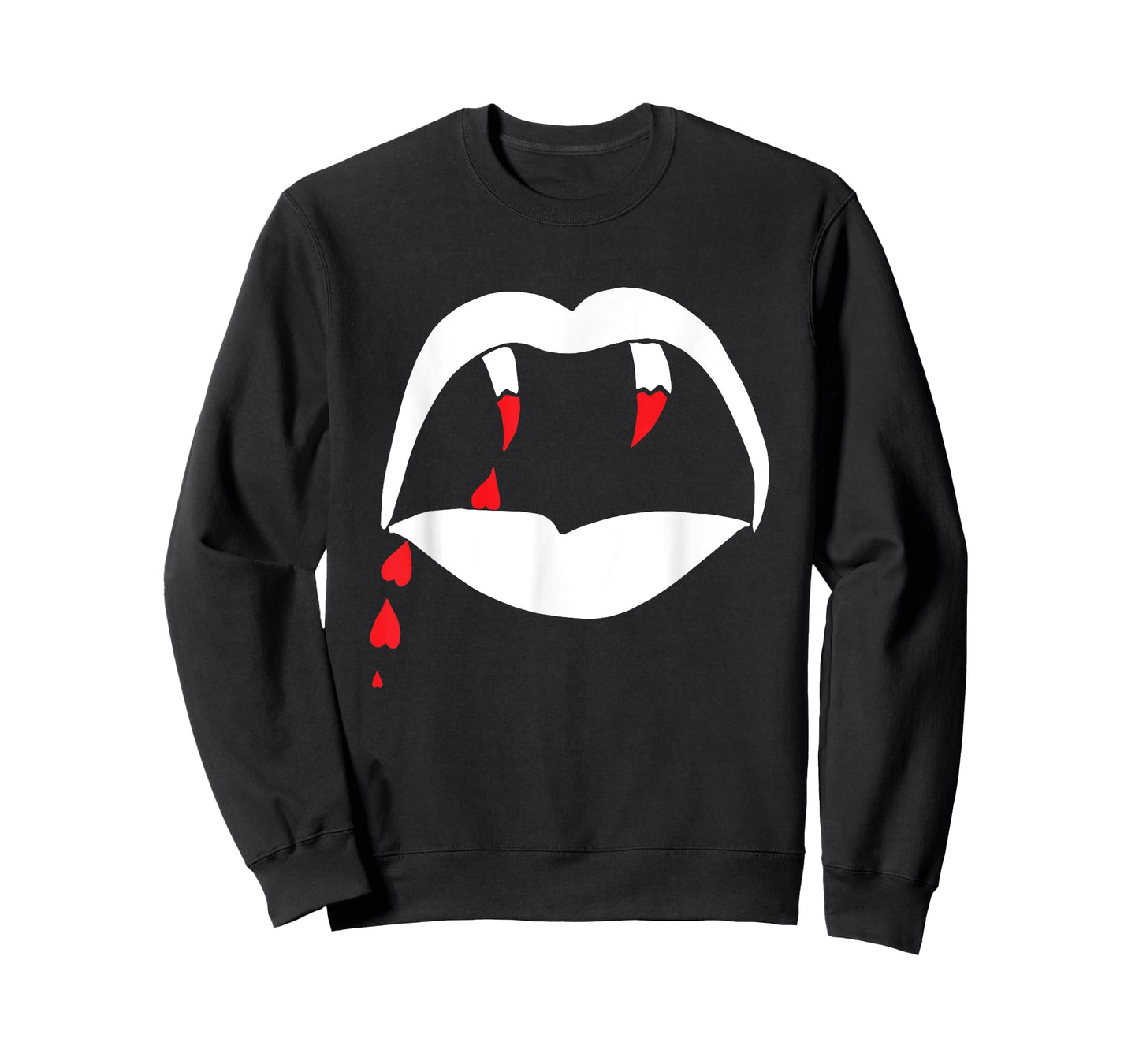 Vampire Lips & Teeth with Love Blood T-shirt