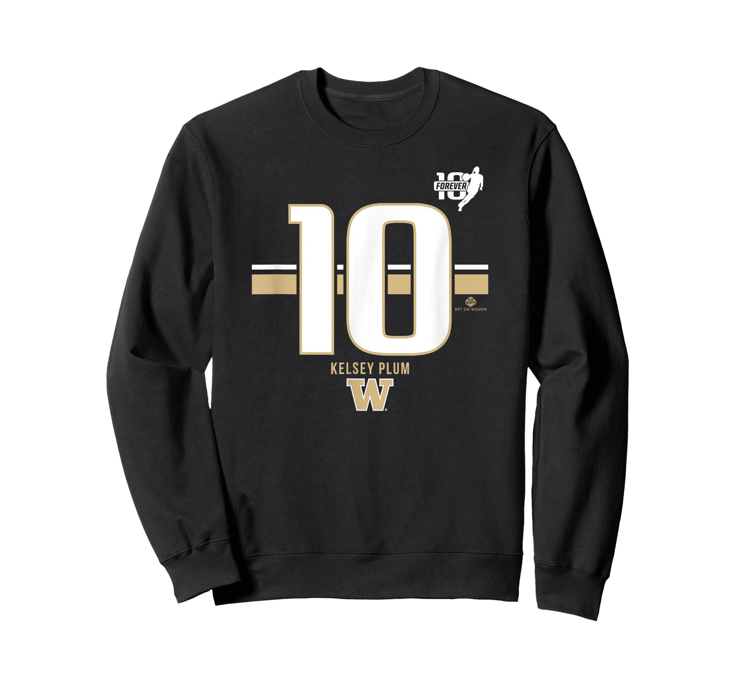 Washington Basketball: Kelsey Plum 10 Stripe T-Shirt